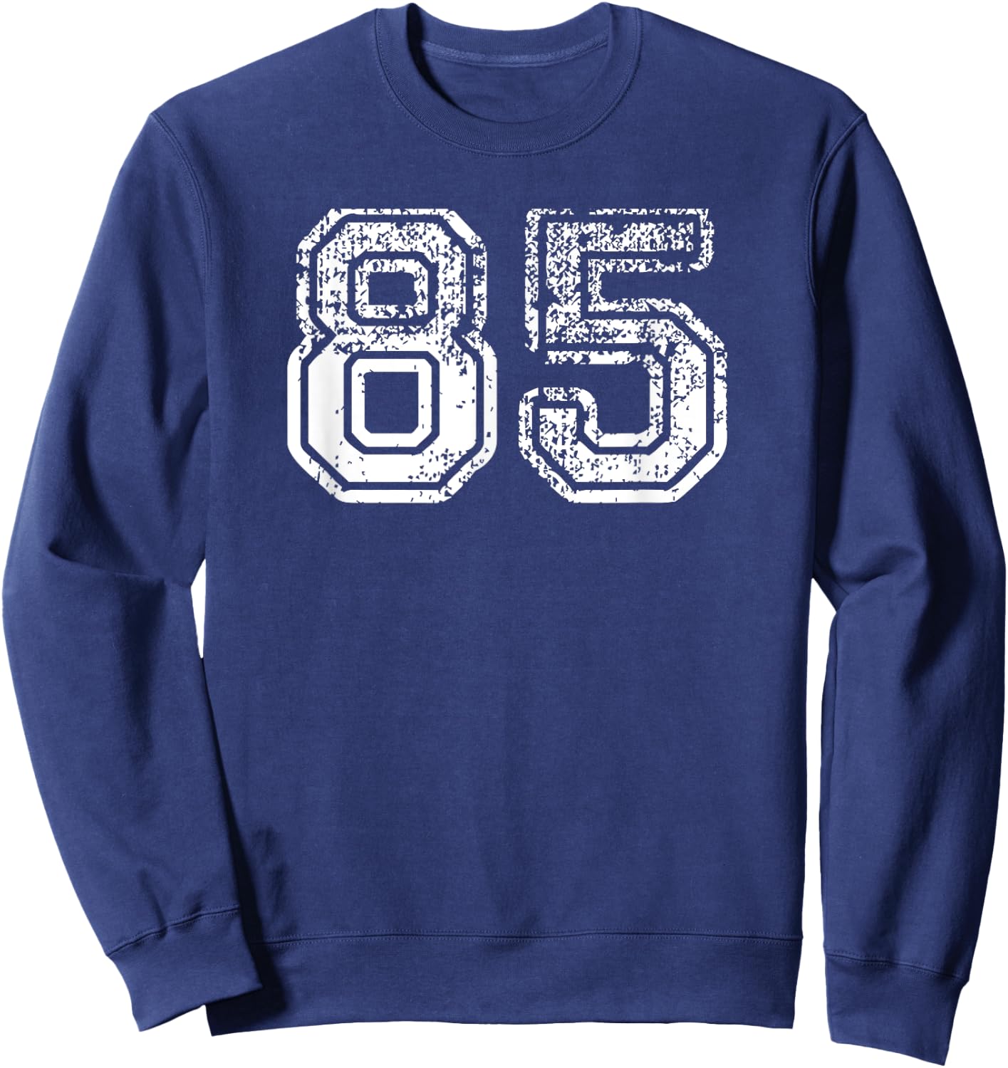 Number 85 Shirt Baseball Football Soccer Birthday Gift Sweatshirt - Sweatshirt | Navy