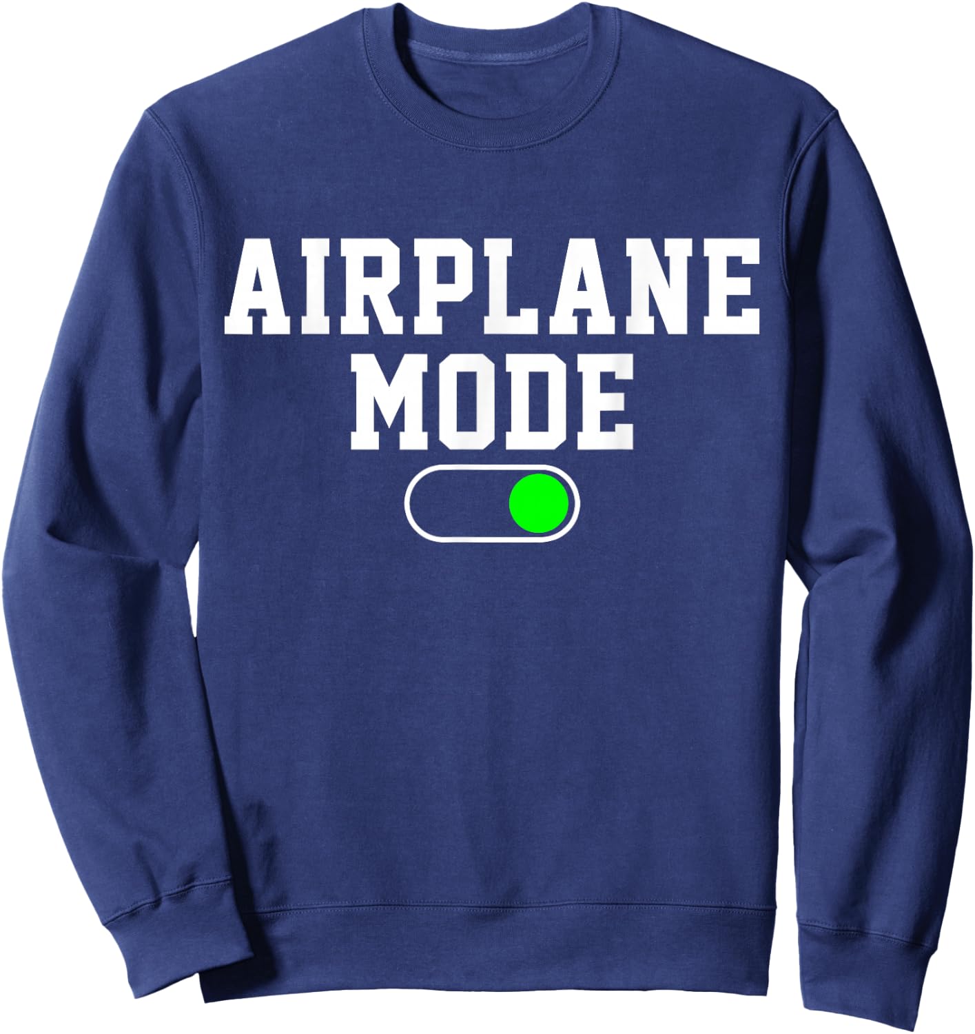 Airplane Mode On Vacation Summer Sweatshirt - Sweatshirt | Navy