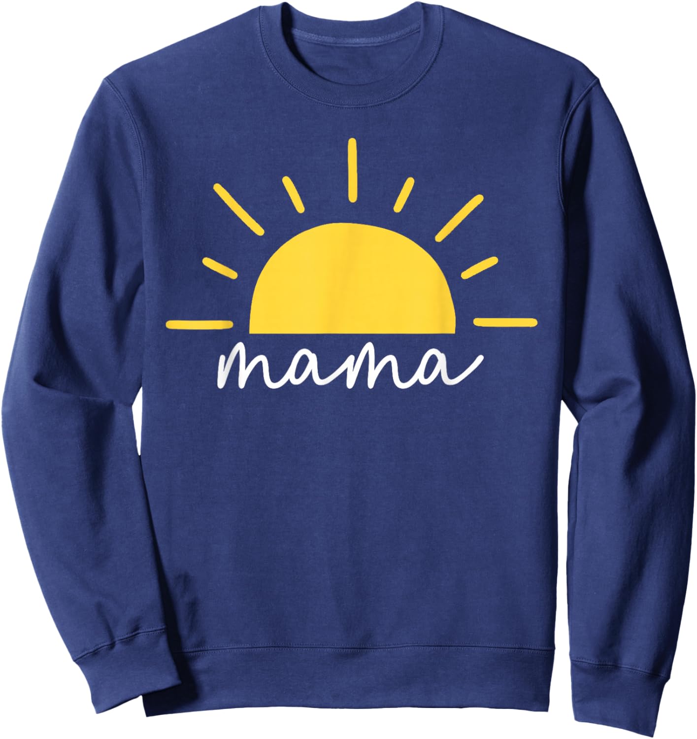 Mama of the 1st Birthday First Trip Around the Sun Party Sweatshirt - Sweatshirt | Navy