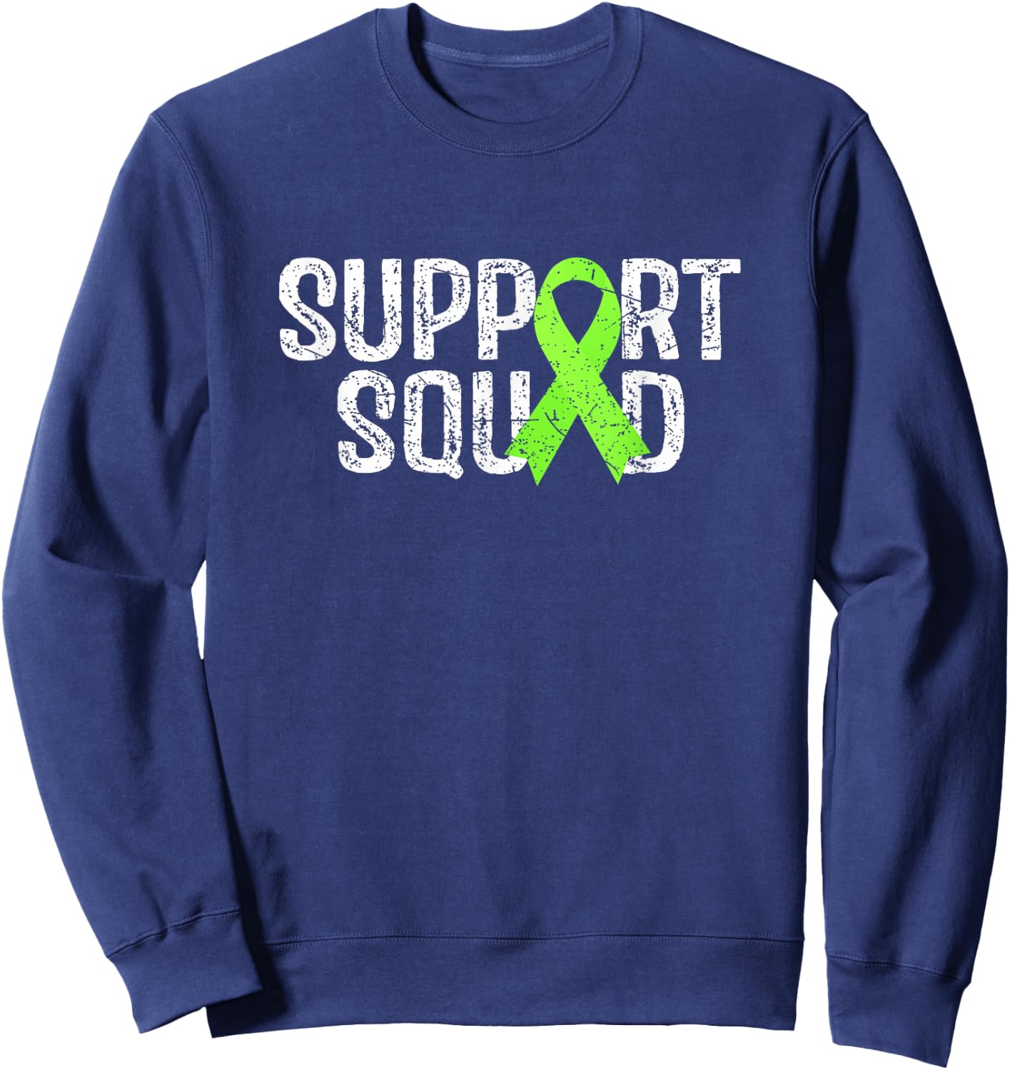 Support Squad Non Hodgkins Lymphoma Awareness Sweatshirt - Sweatshirt | Navy