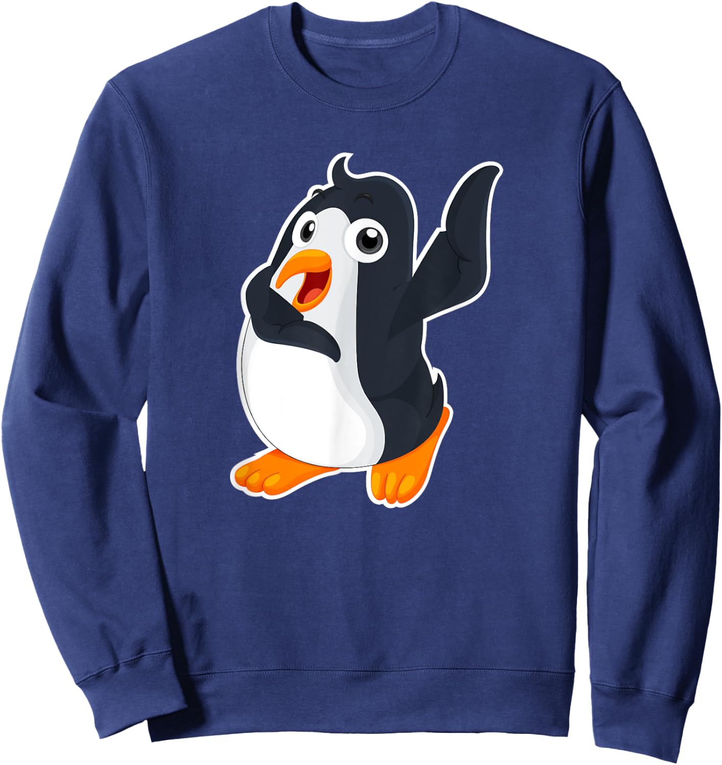 Penguin Dab Dance Bird Funny Sweatshirt - Sweatshirt | Navy