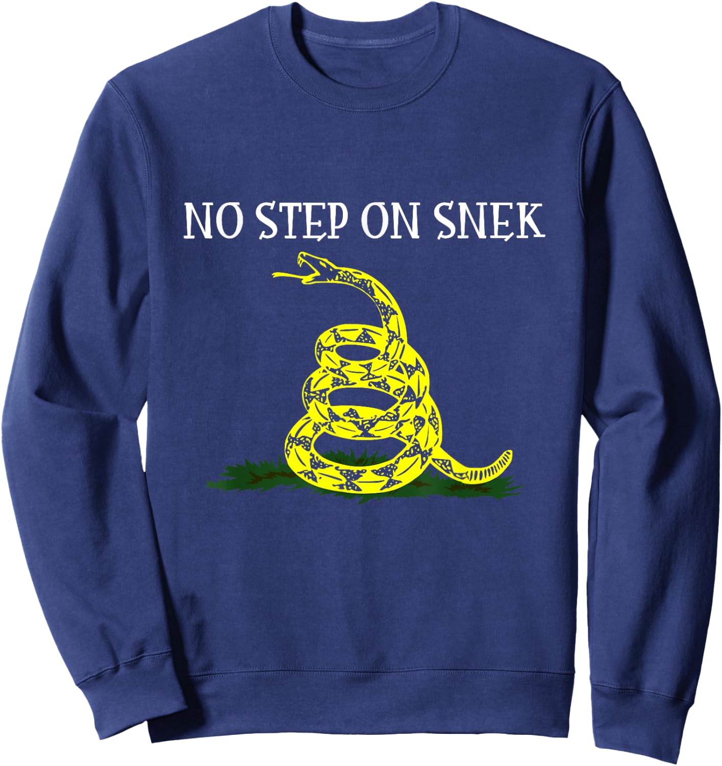 No Step On Snek Sweatshirt - Sweatshirt | Navy