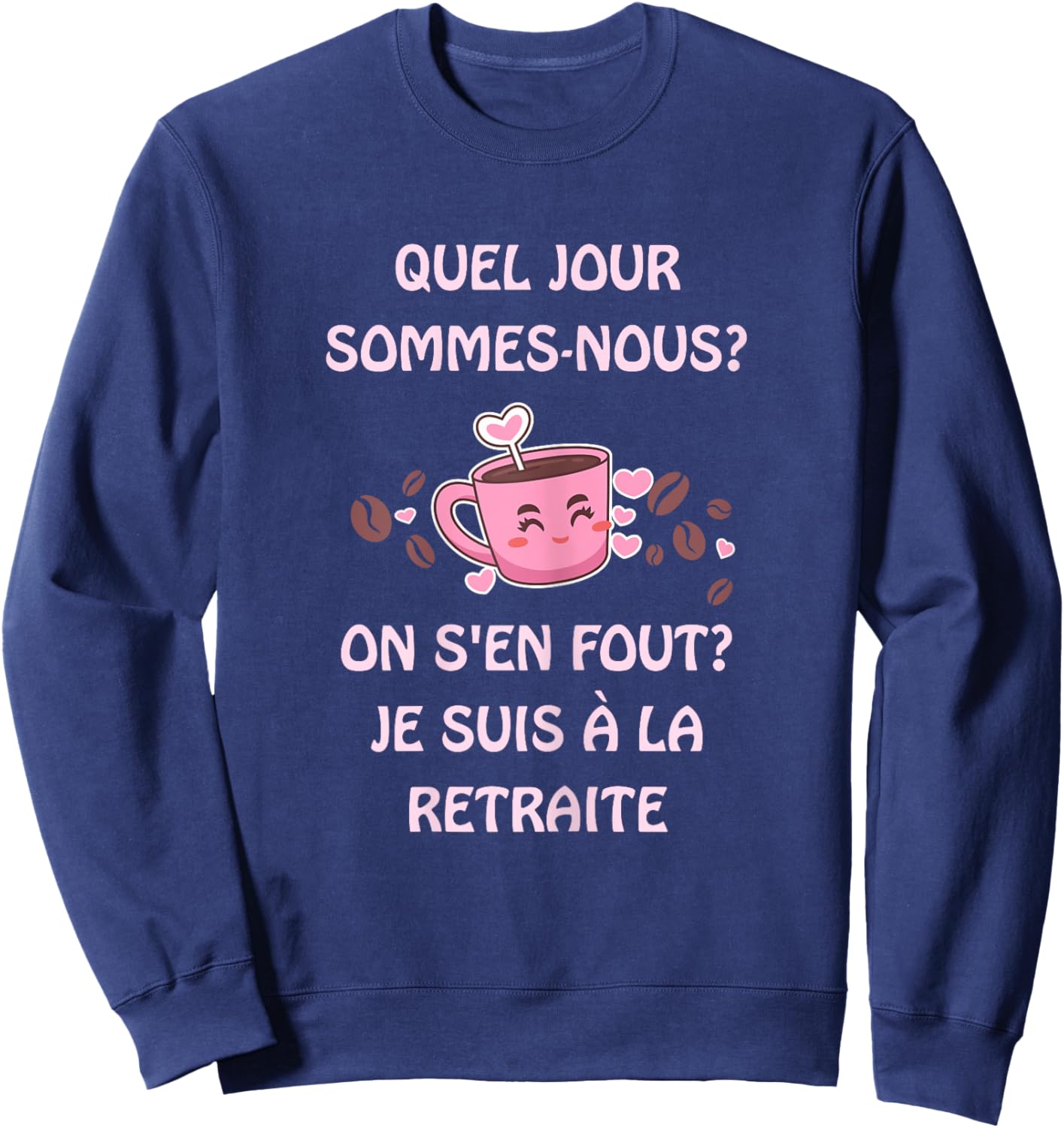 Retirement Gift Woman Humor Woman Retired 2025 Sweatshirt - Sweatshirt | Navy