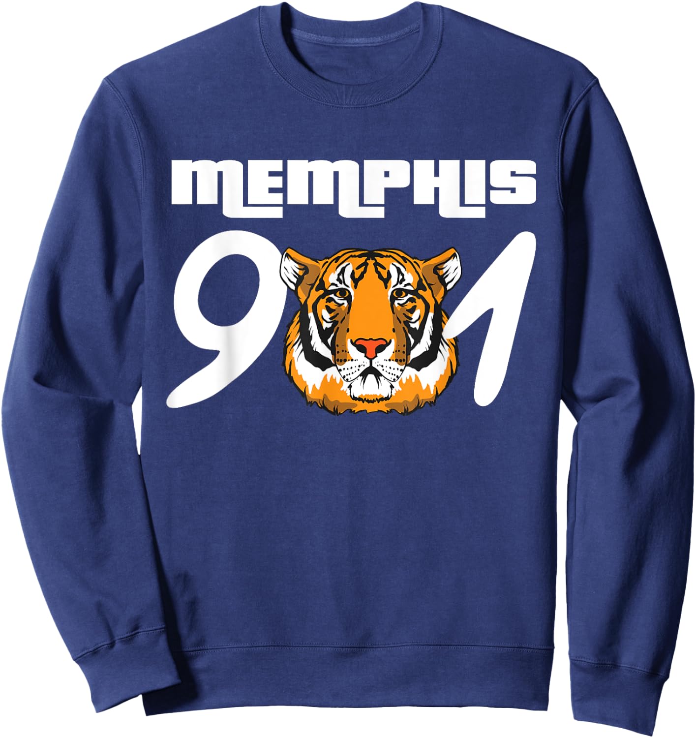 Memphis 901 Tiger Tennessee Sweatshirt - Sweatshirt | Navy