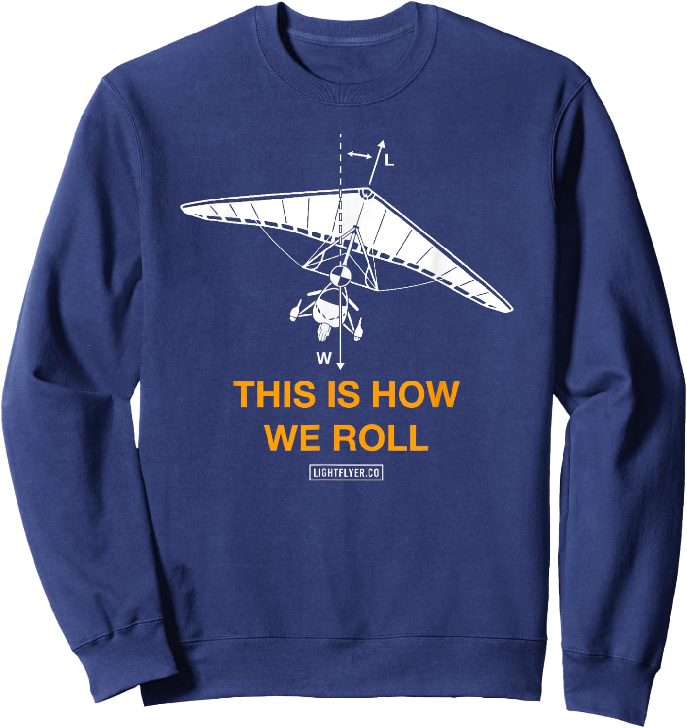This Is How We Roll - Ultralight Trike Sweatshirt - Sweatshirt | Navy