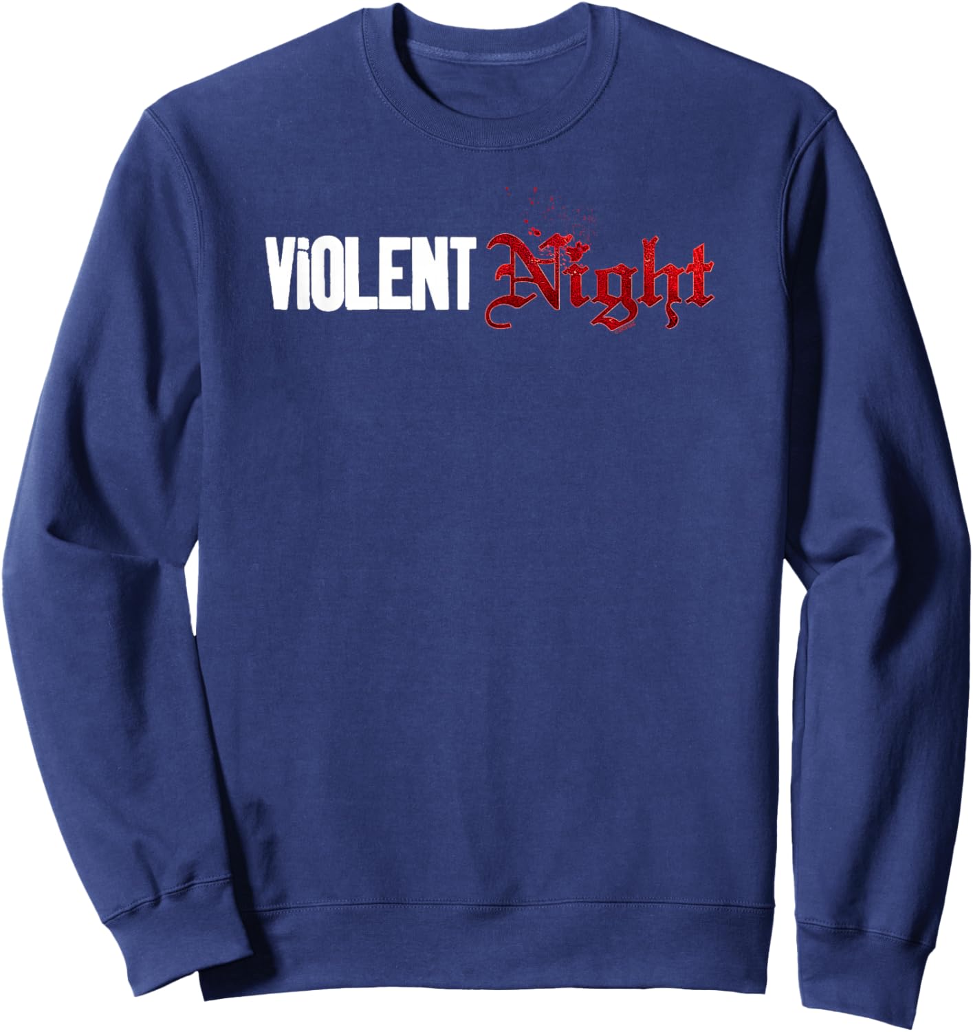 Violent Night Movie Logo Sweatshirt - Sweatshirt | Navy