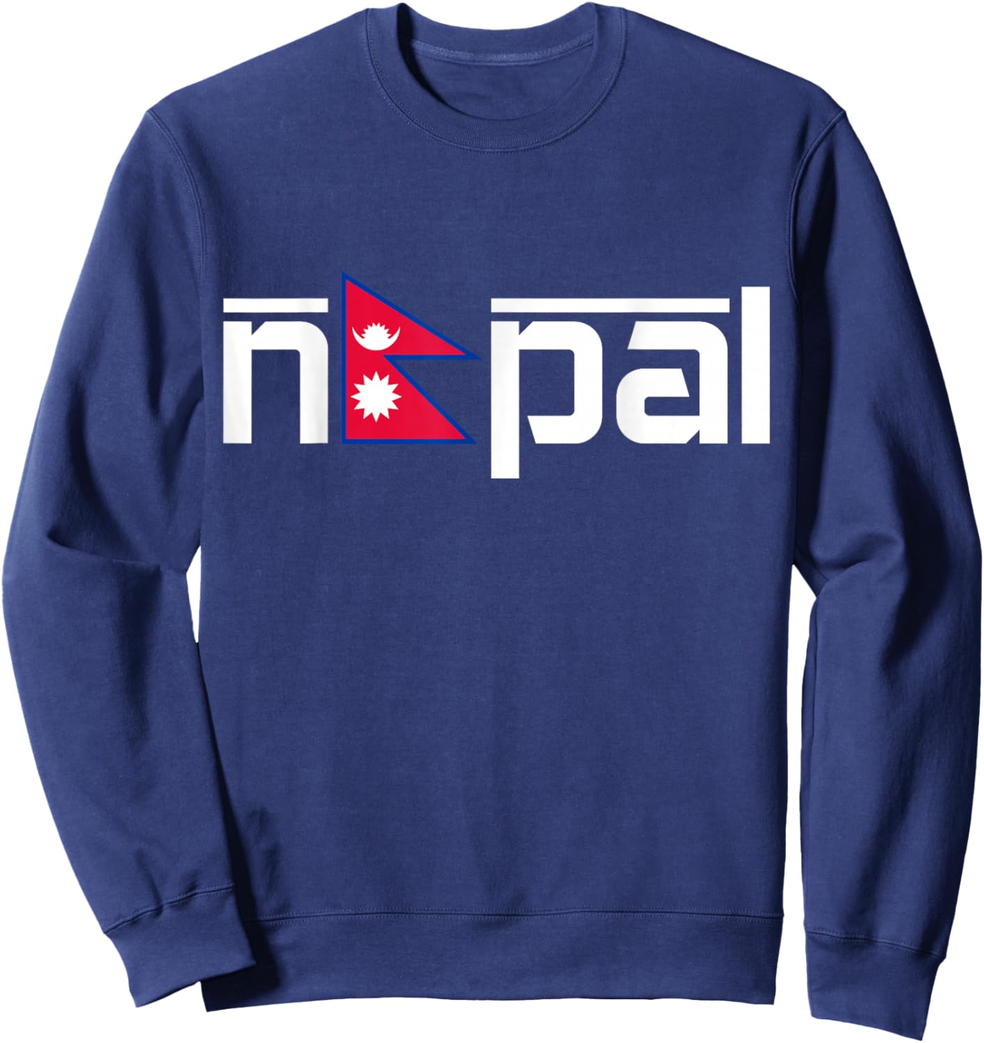 Nepal Pride Nepalese Flag Nepali Roots Heritage Sweatshirt - Sweatshirt | Navy