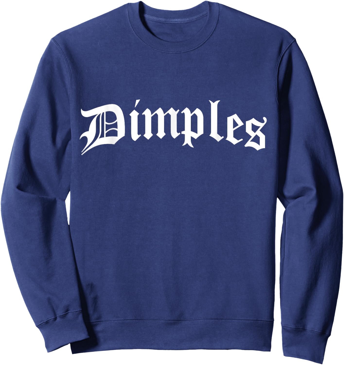 Dimples Chola Chicana Mexican American Pride Hispanic Latina Sweatshirt - Sweatshirt | Navy
