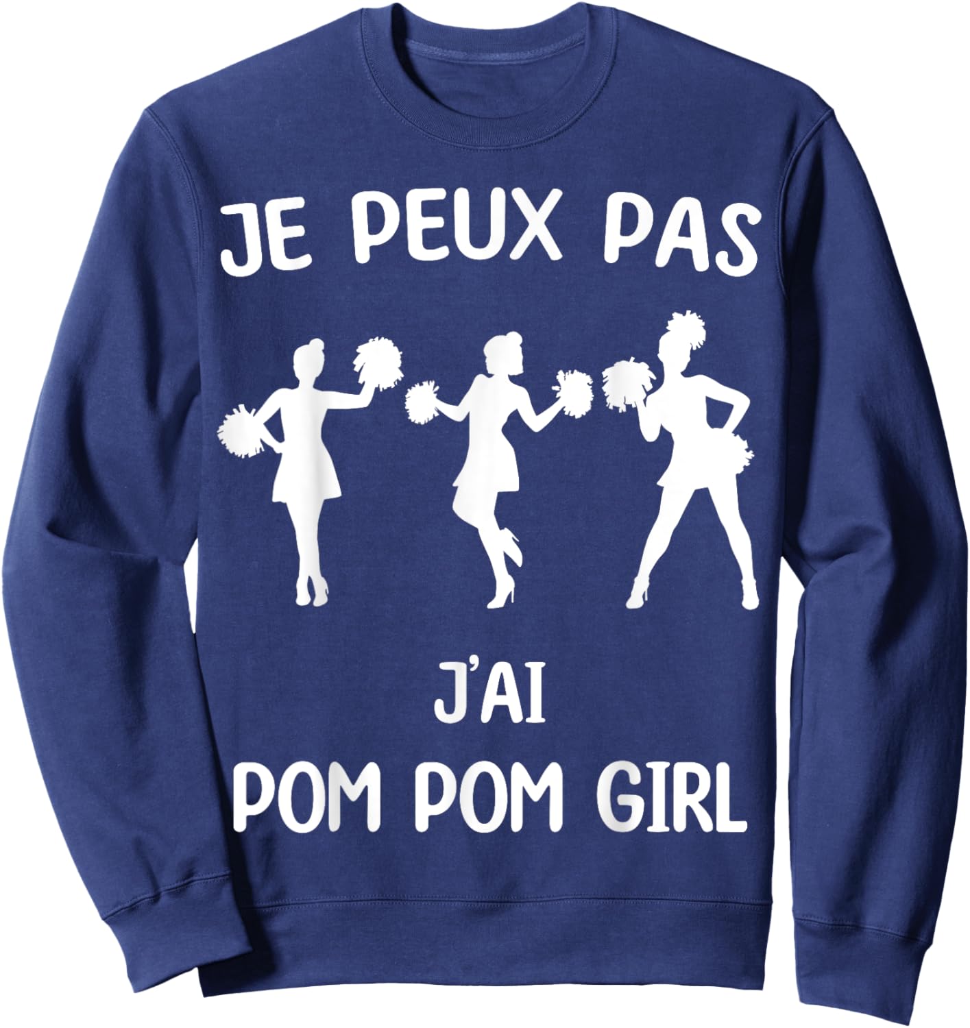 I Can't Have Cheerleader Sweatshirt - Sweatshirt | Navy