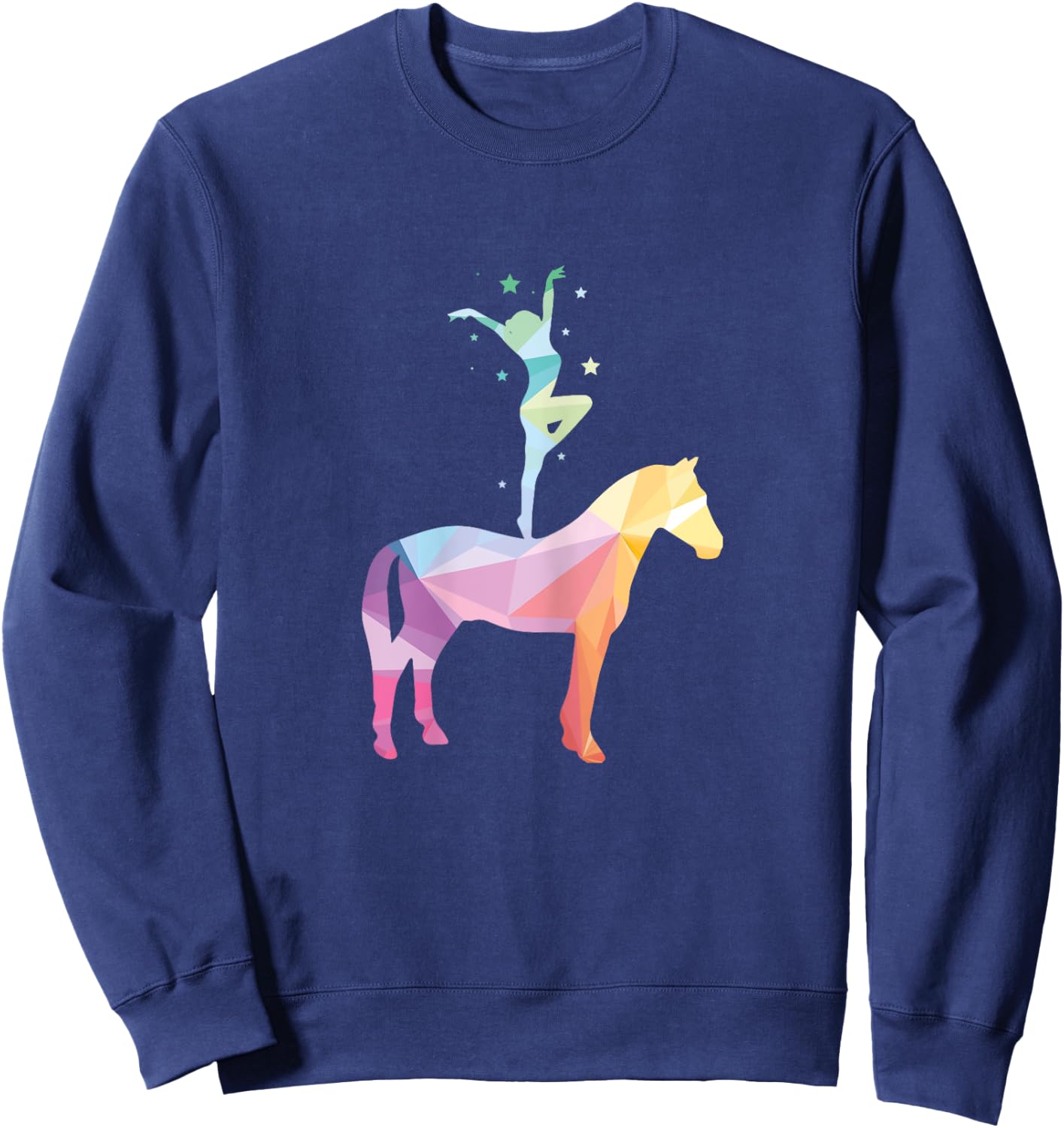 Voltigieren Riding Horse Riding Sports Horses Sayings Girls Gift Sweatshirt - Sweatshirt | Navy