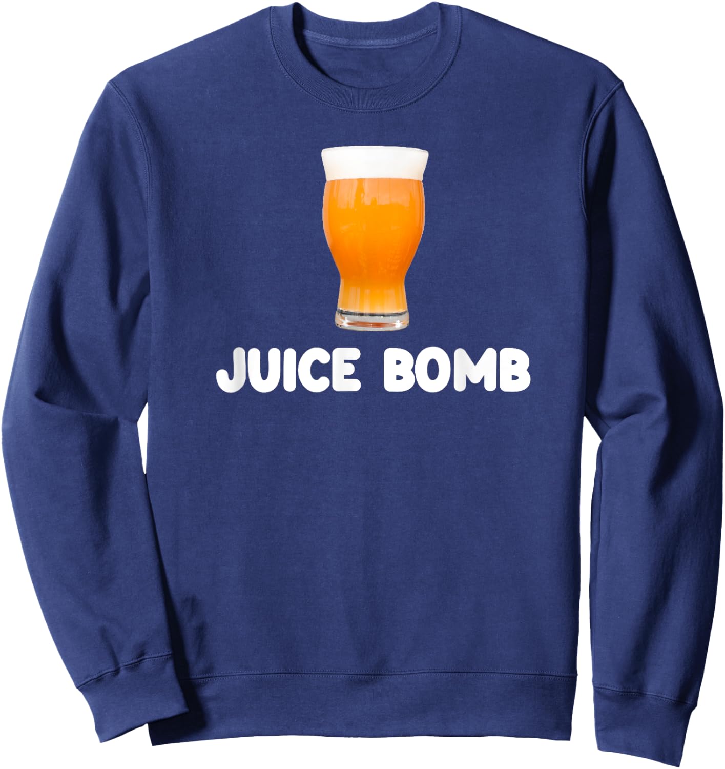 Juice Bomb Craft Beer IPA Sweatshirt - Sweatshirt | Navy