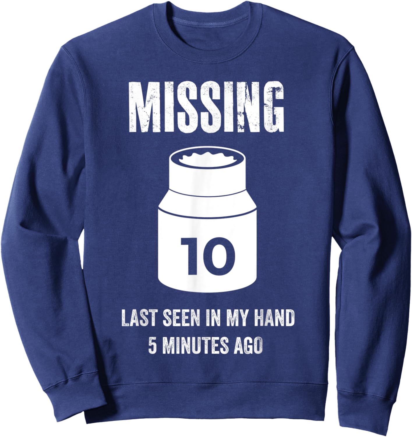 Missing 10mm Socket Funny Auto Mechanic Repairman Machinist Sweatshirt - Sweatshirt | Navy