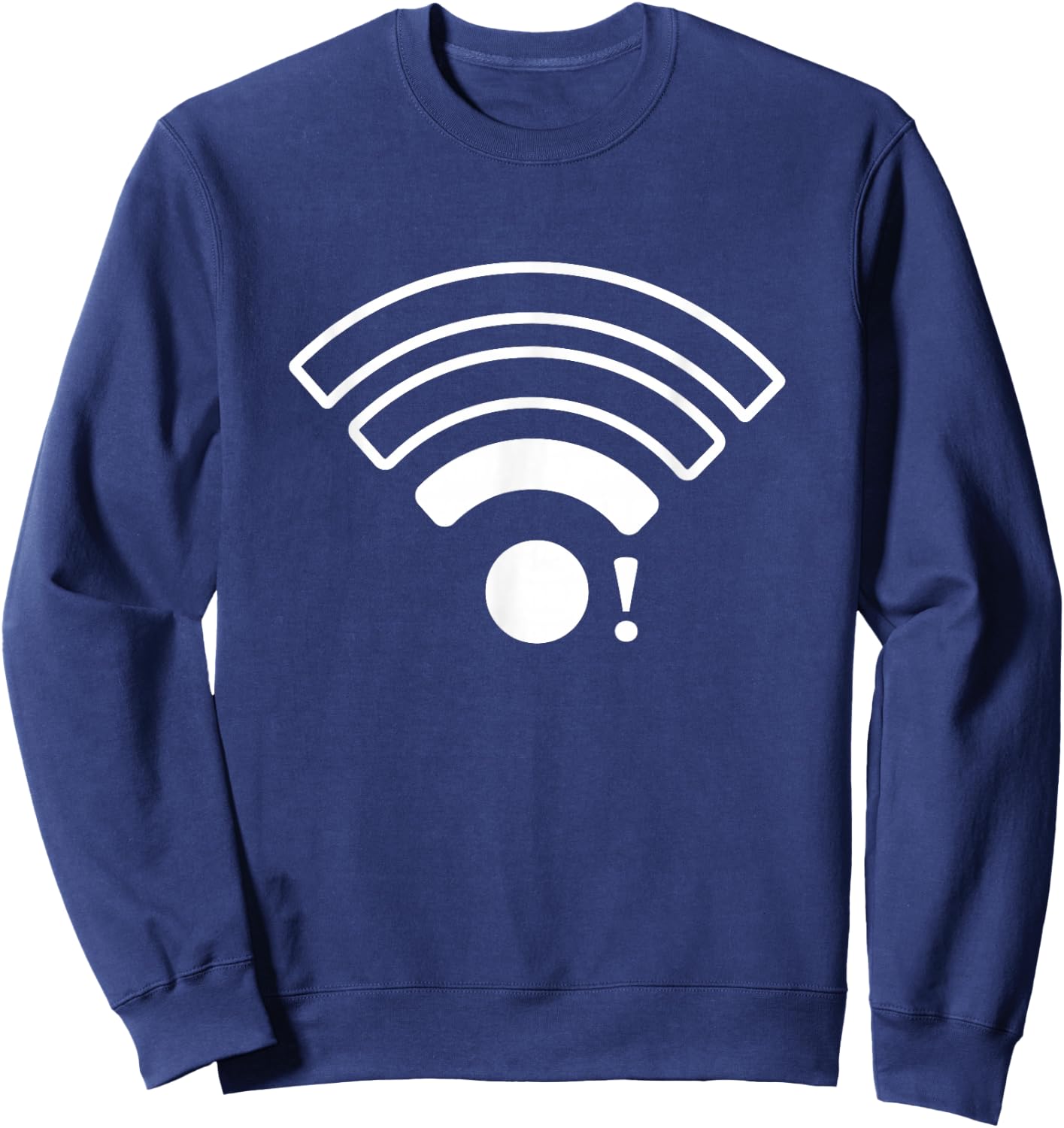 Cool Low WiFi signal lazy Halloween costumes 2021 Sweatshirt - Sweatshirt | Navy