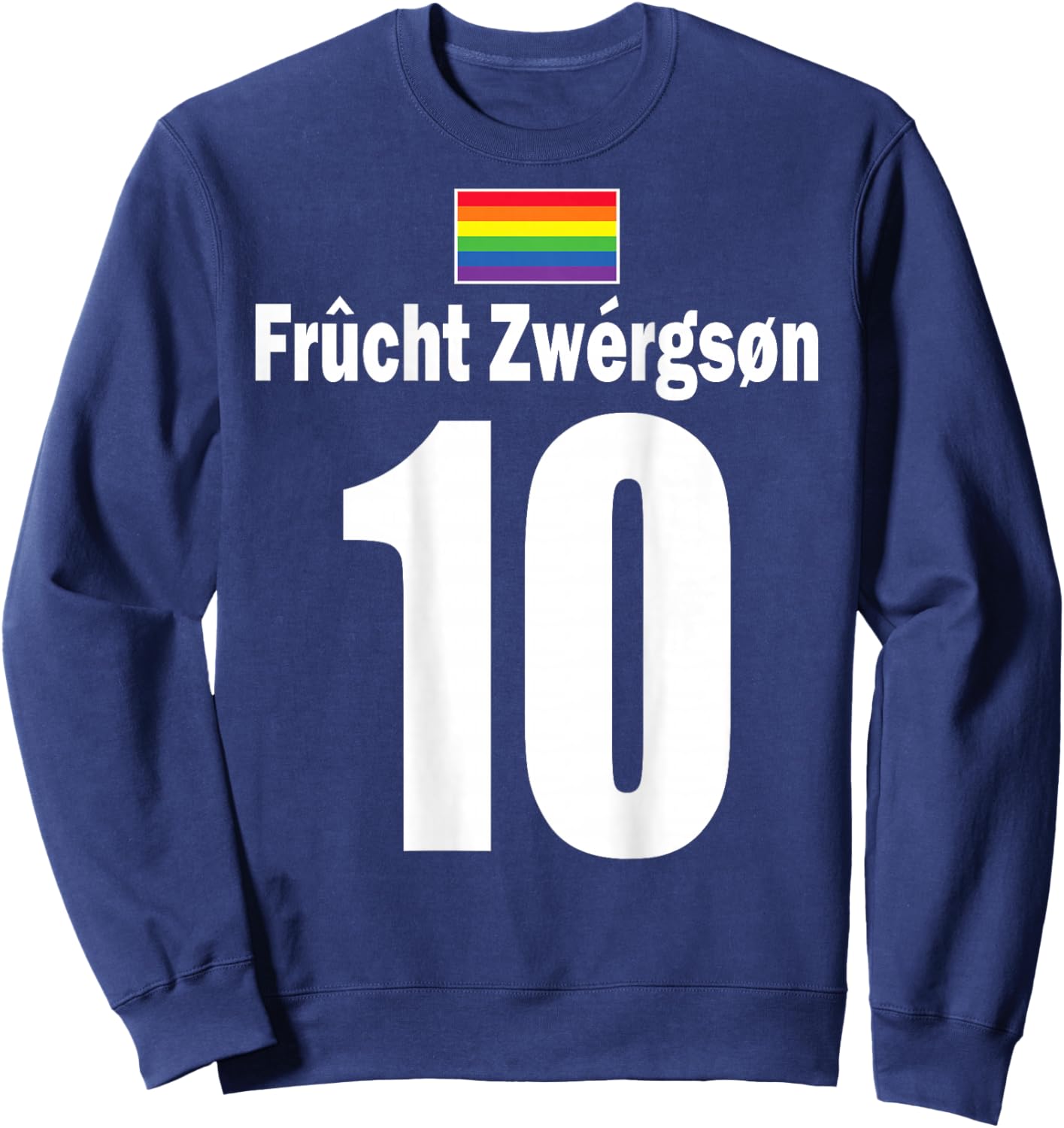 Isländische Namen auf Party Trikot Fußball Island Mallorca Sweatshirt - Sweatshirt | Navy
