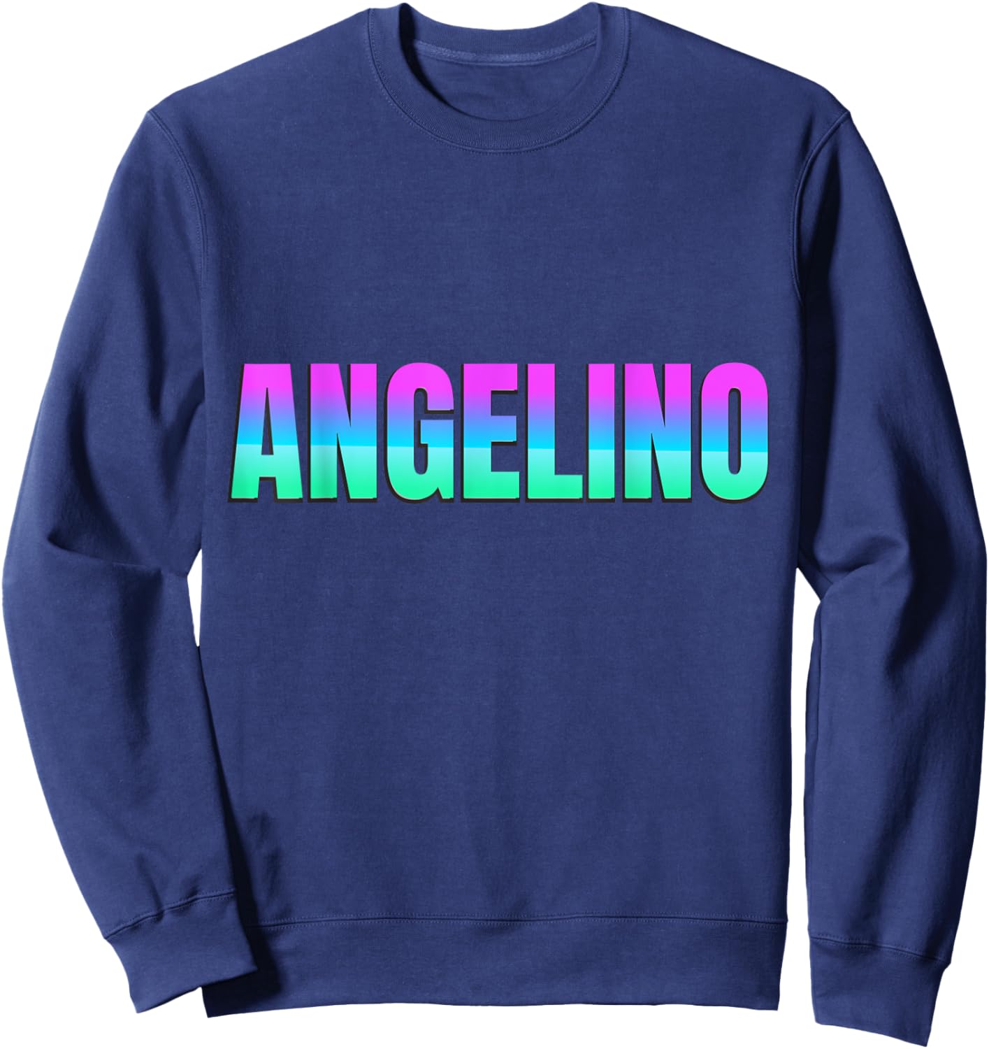 Los Angeles Proud Angelino Resident Hometown California Sweatshirt - Sweatshirt | Navy
