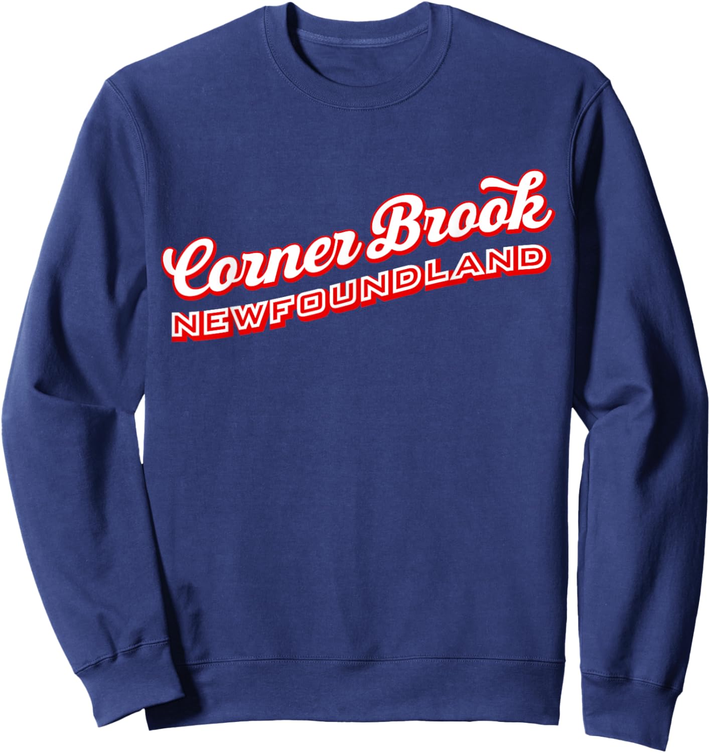 Corner Brook Newfoundland Sweatshirt - Sweatshirt | Navy
