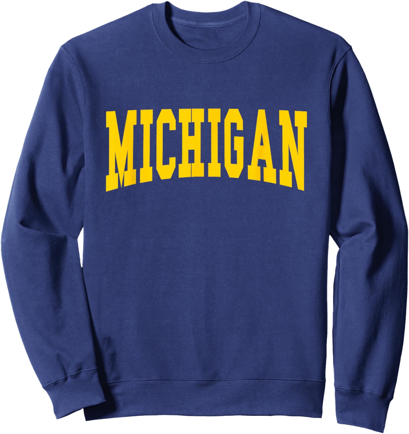 MICHIGAN - Throwback Design - Classic Sweatshirt - Sweatshirt | Navy
