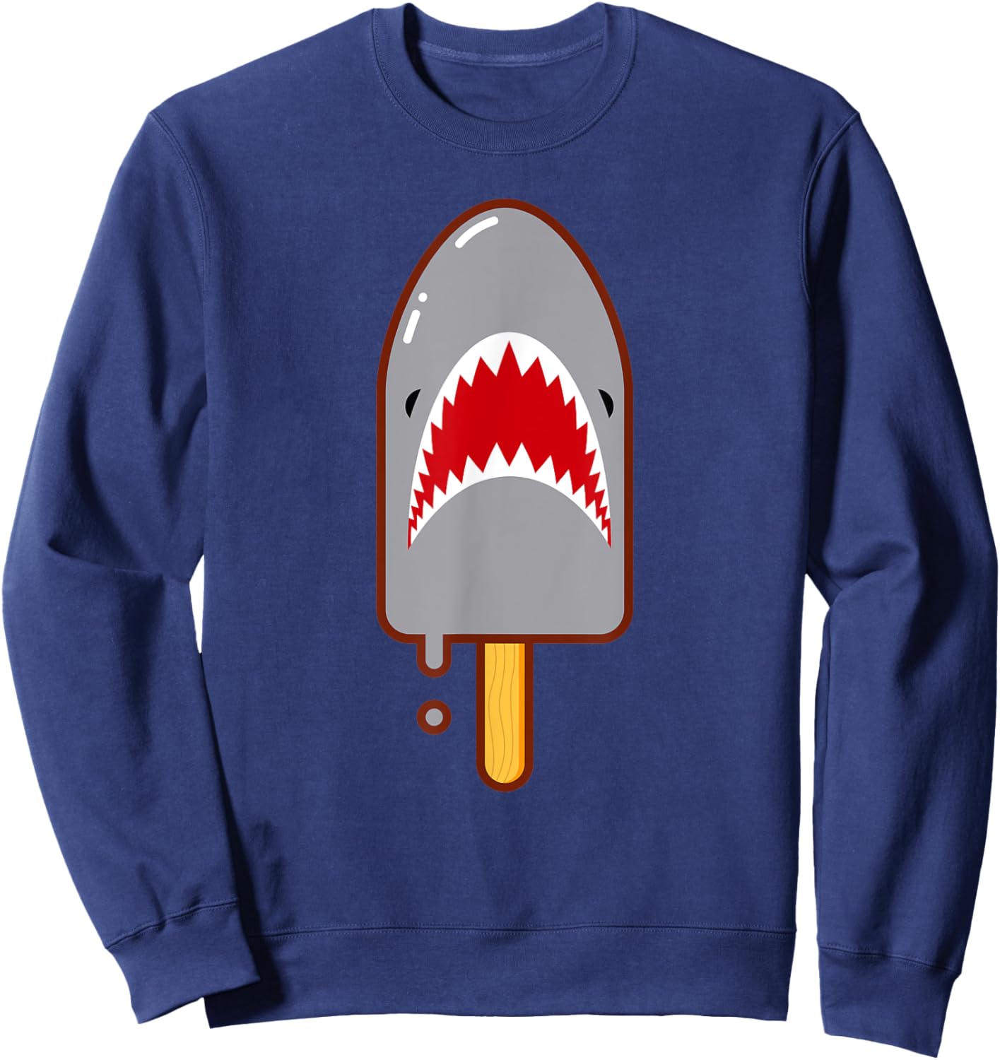 Shark Popsicle Sweatshirt - Sweatshirt | Navy