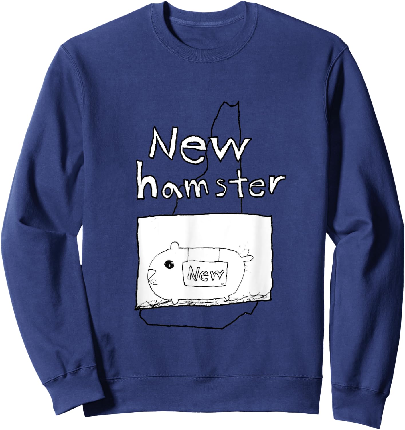 New Hamster (New Hampshire) Sweatshirt - Sweatshirt | Navy