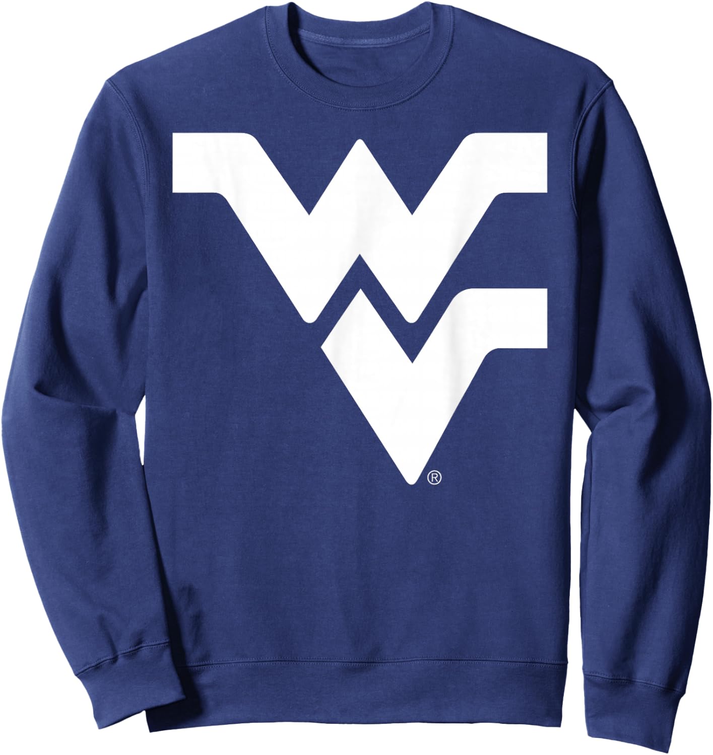 West Virginia Mountaineers Two Tone Black Sweatshirt - Sweatshirt | Navy