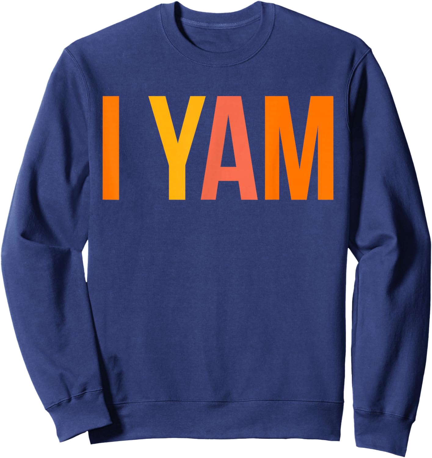 Shes My Sweet Potato and I Yam Thanksgiving Couple Matching Sweatshirt - Sweatshirt | Navy