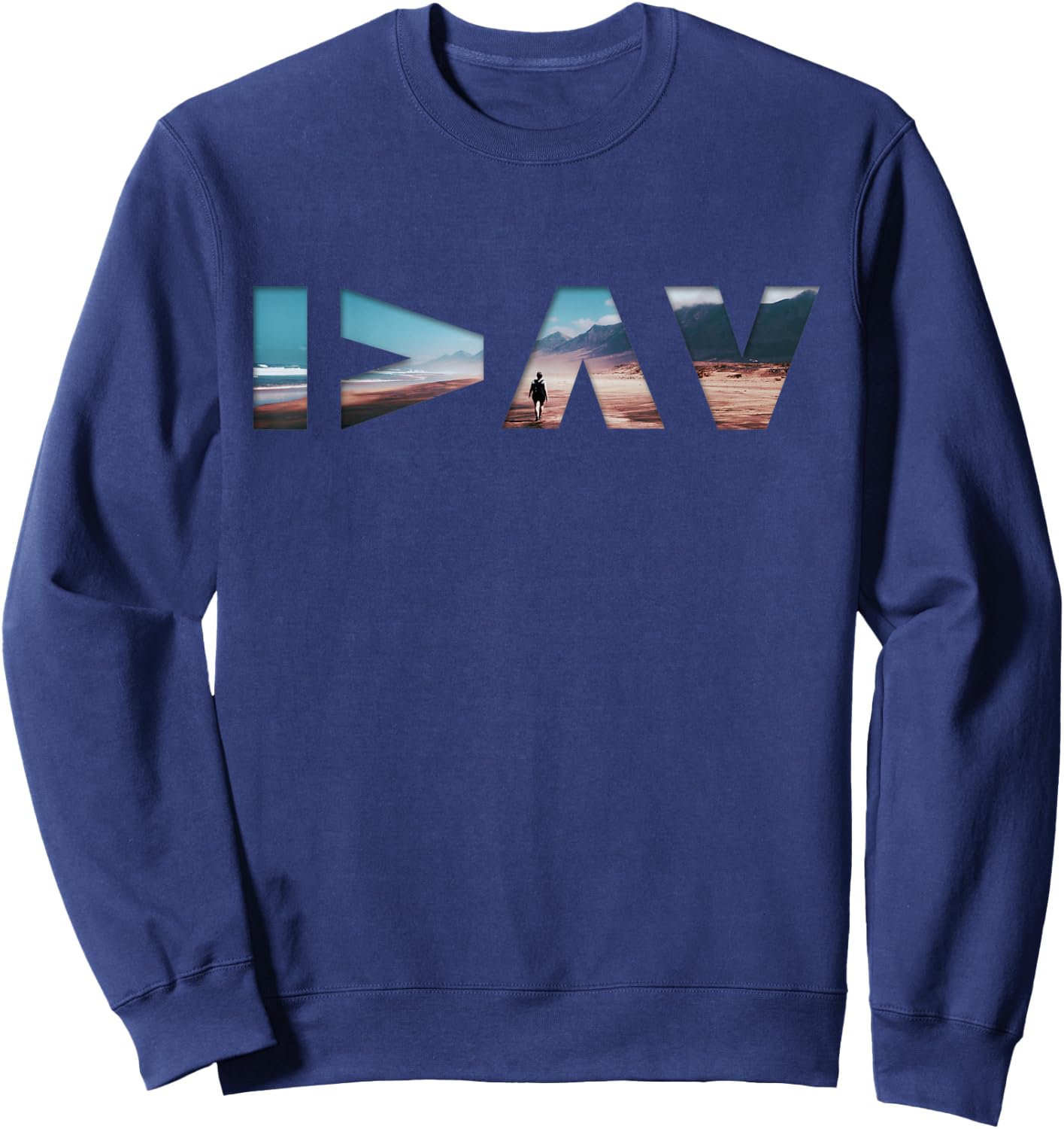 I Am Greater Than My Highs and Lows Desert Men Women Sweatshirt - Sweatshirt | Navy