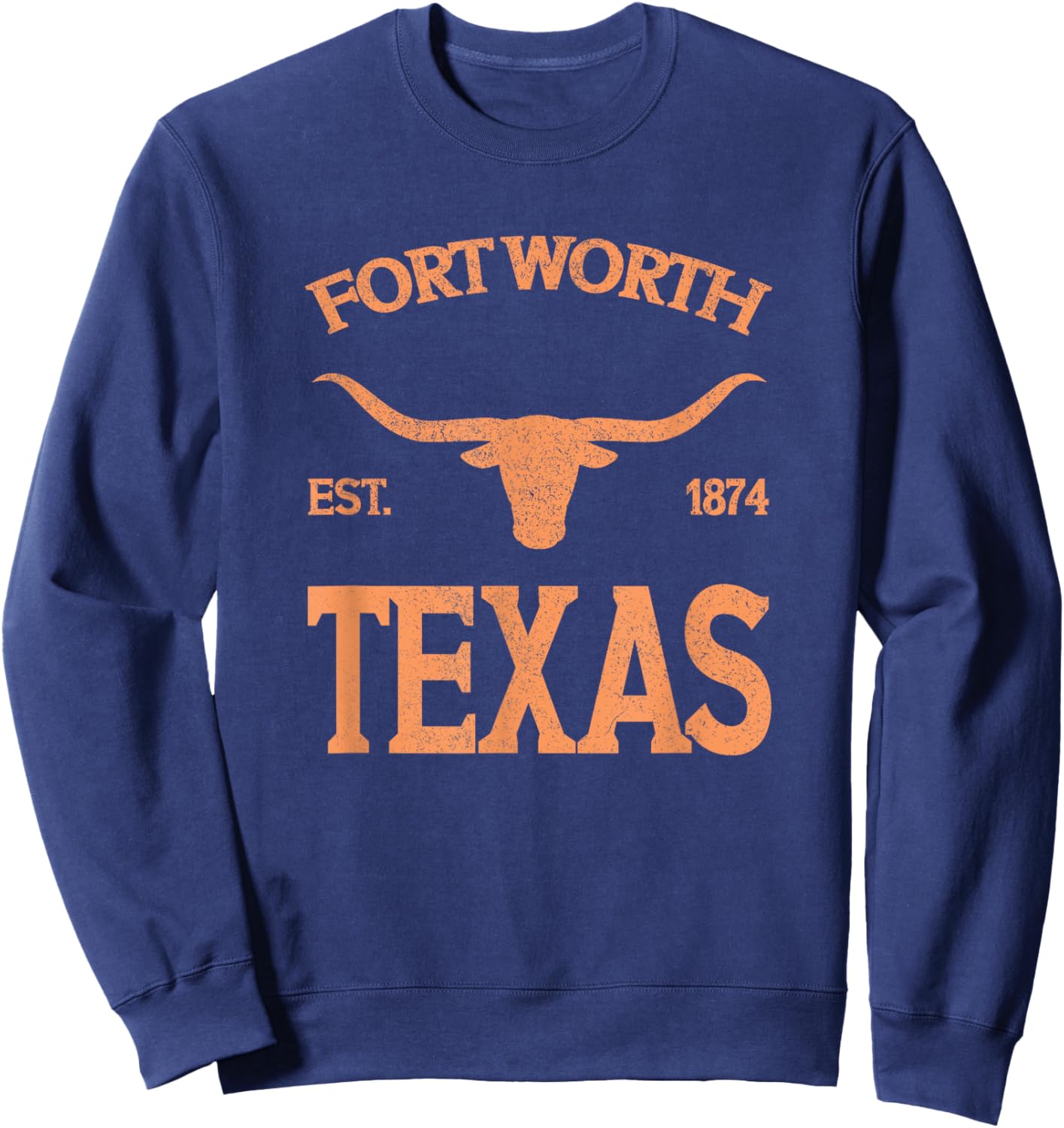 Fort Worth Texas Sweatshirt - Sweatshirt | Navy