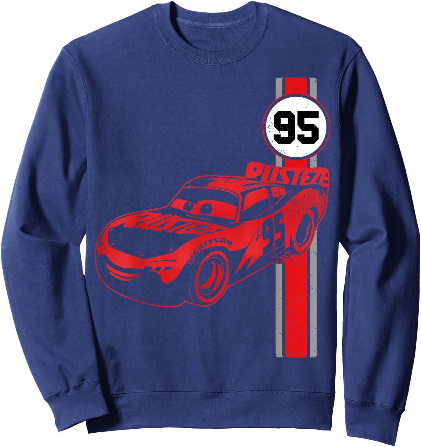 Disney Pixar Cars 3 Lighting McQueen Jersey Graphic Sweatshirt - Sweatshirt | Navy