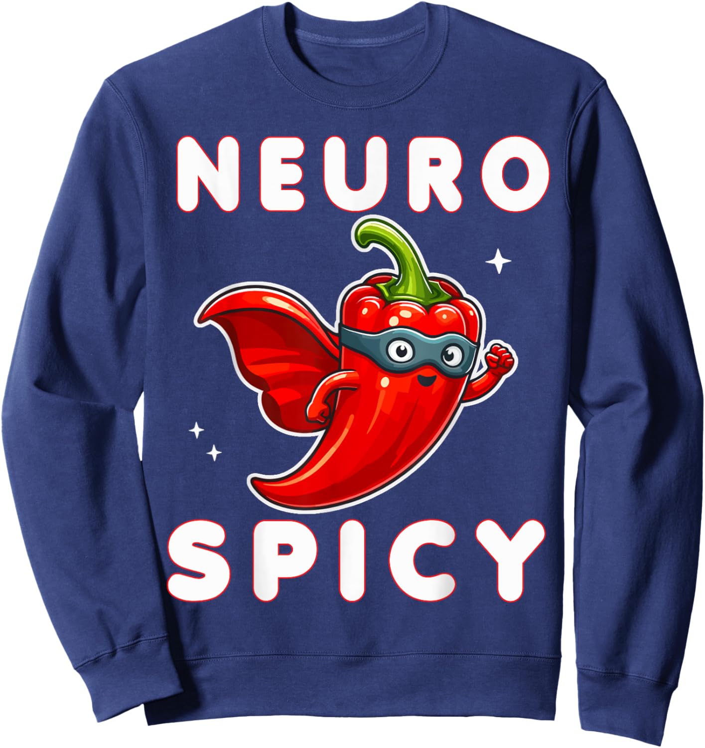 Neurotypical Neurodiversity Neuro Spicy Autism Sweatshirt - Sweatshirt | Navy