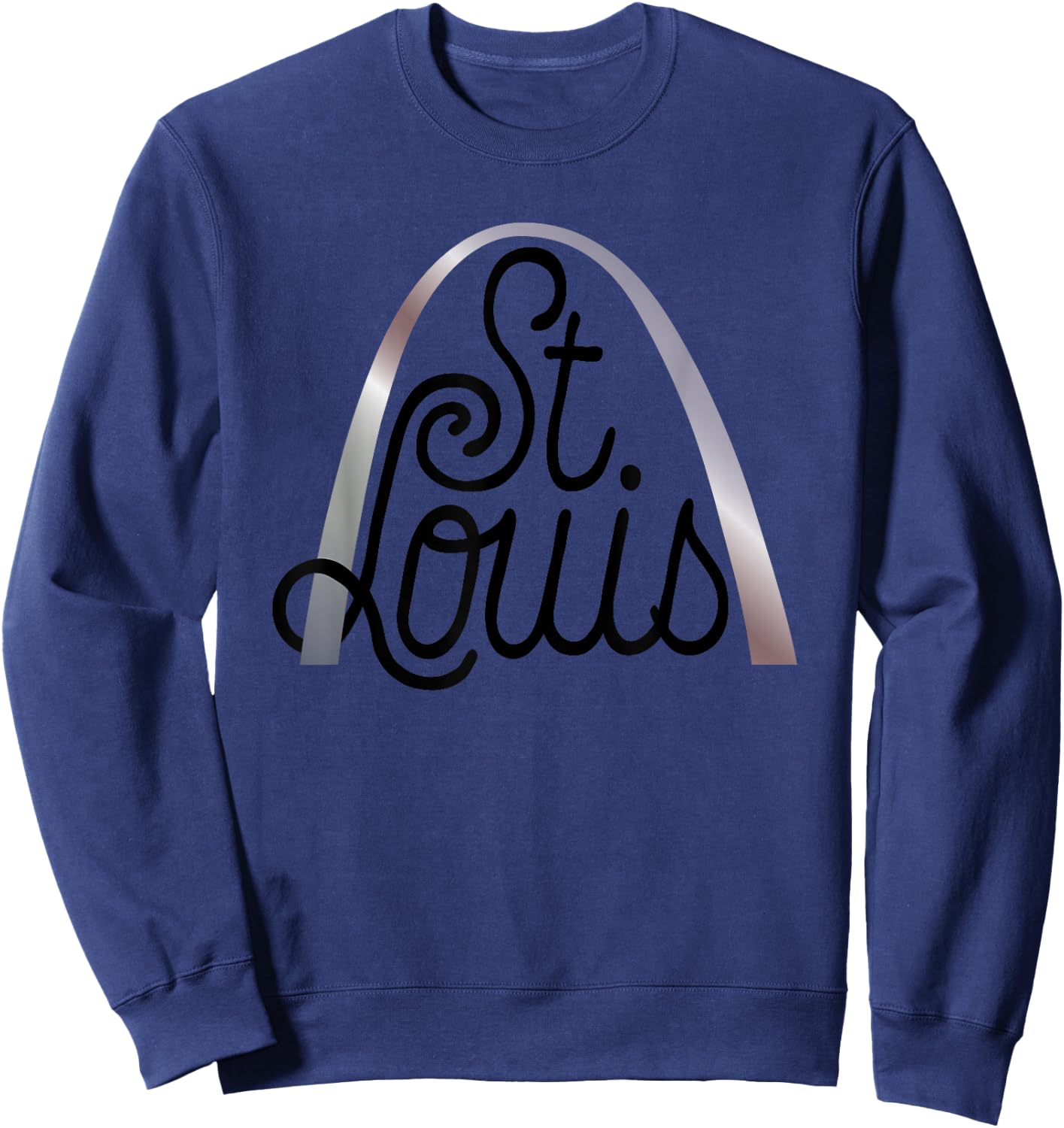 Saint Louis Missouri Souvenir Gateway Arch USA Gift Sweatshirt - Sweatshirt | Navy