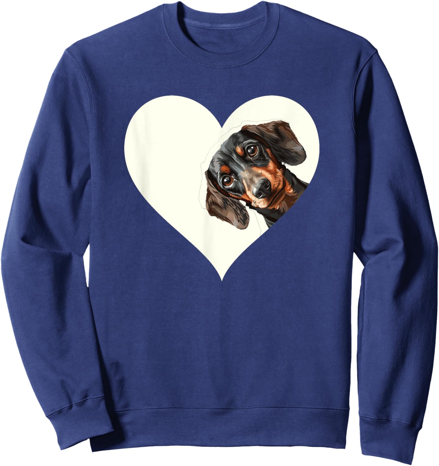 Dachshund Dachshunds Sweatshirt - Sweatshirt | Navy