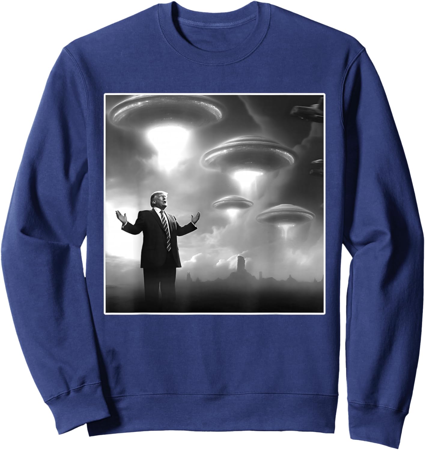 Trump UFO Sweatshirt - Sweatshirt | Navy