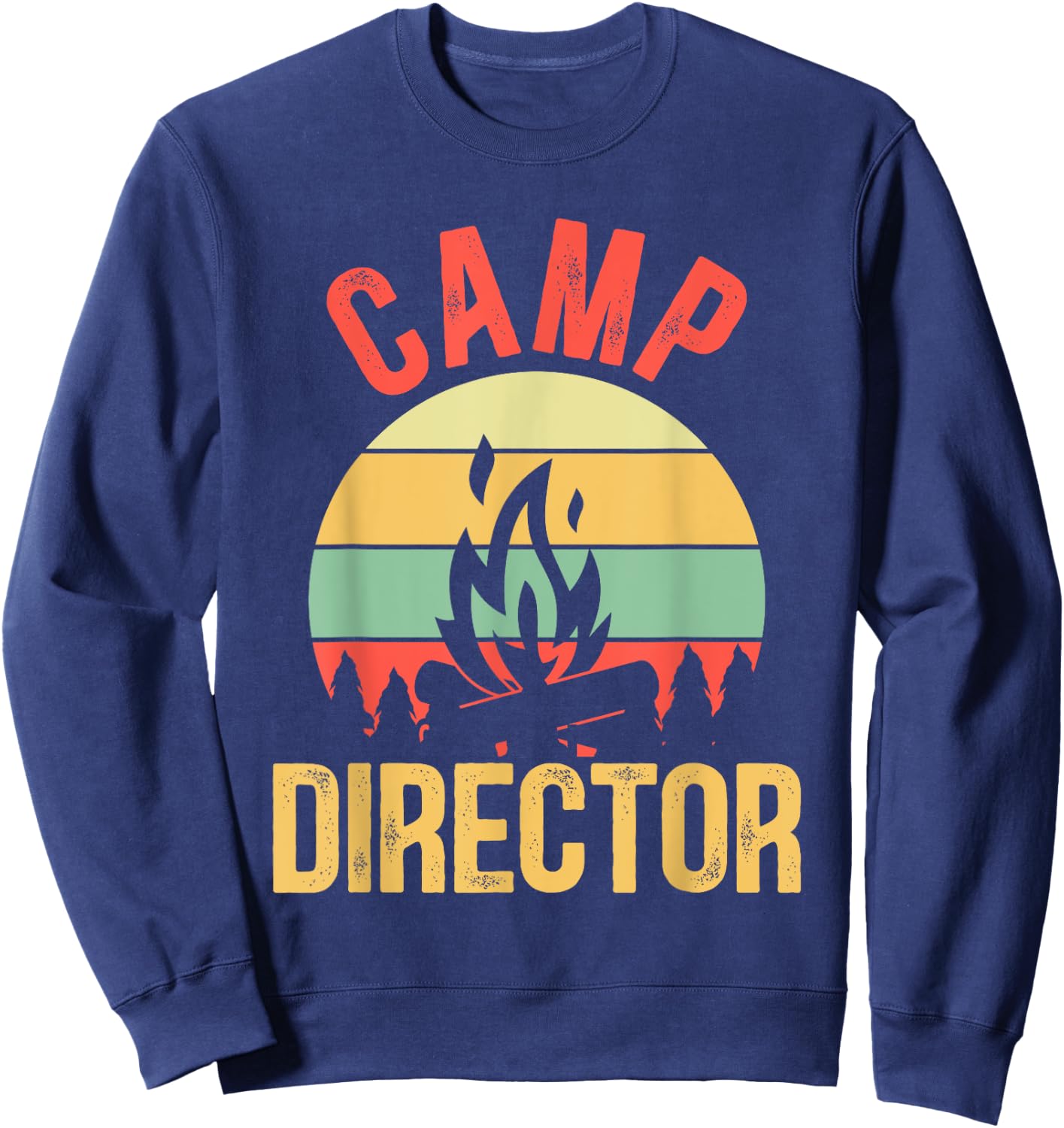 Summer Camp Director Counselor Camper Sweatshirt - Sweatshirt | Navy