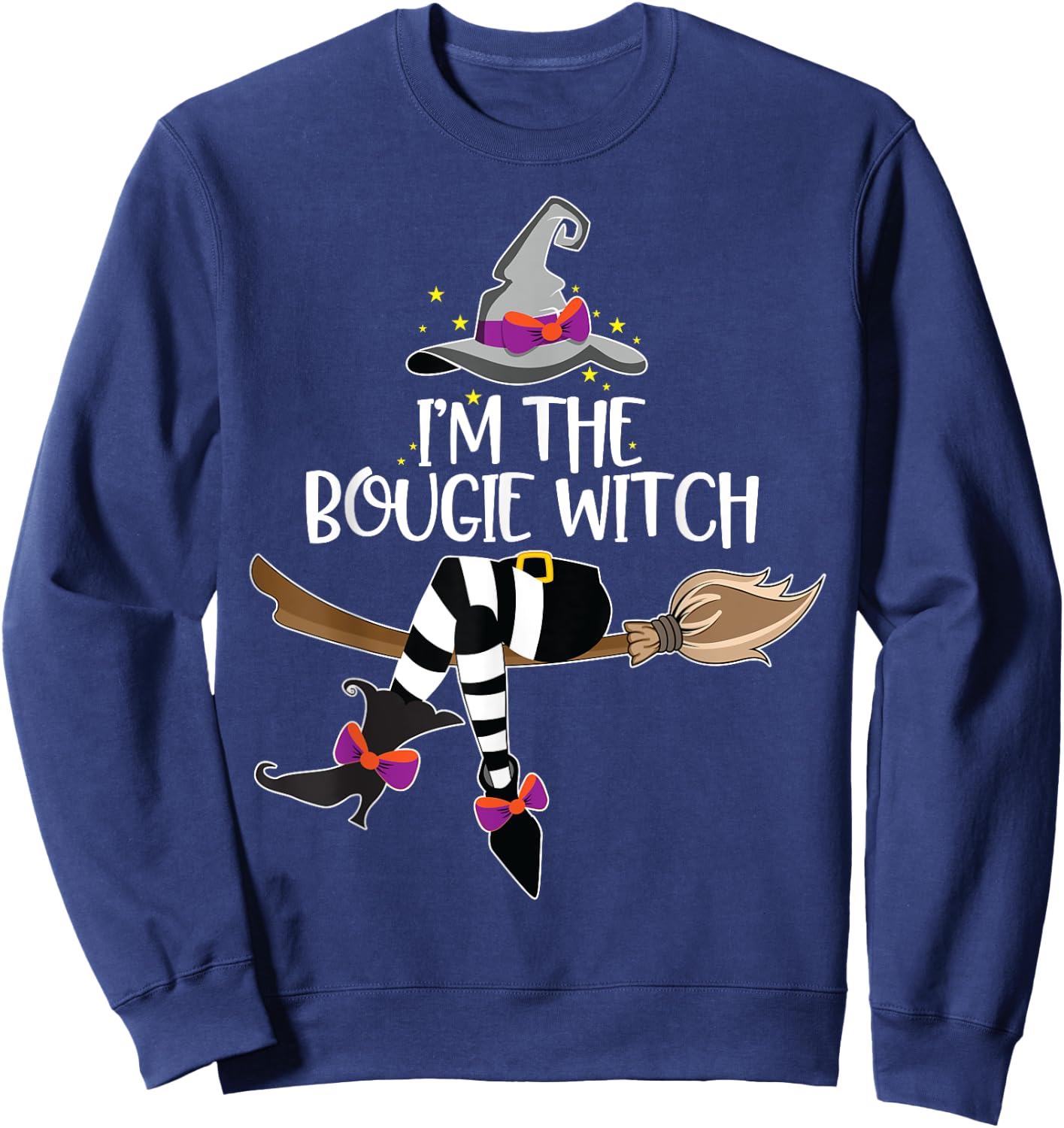 Im the Bougie Witch Halloween Matching Group Costume Sweatshirt - Sweatshirt | Navy