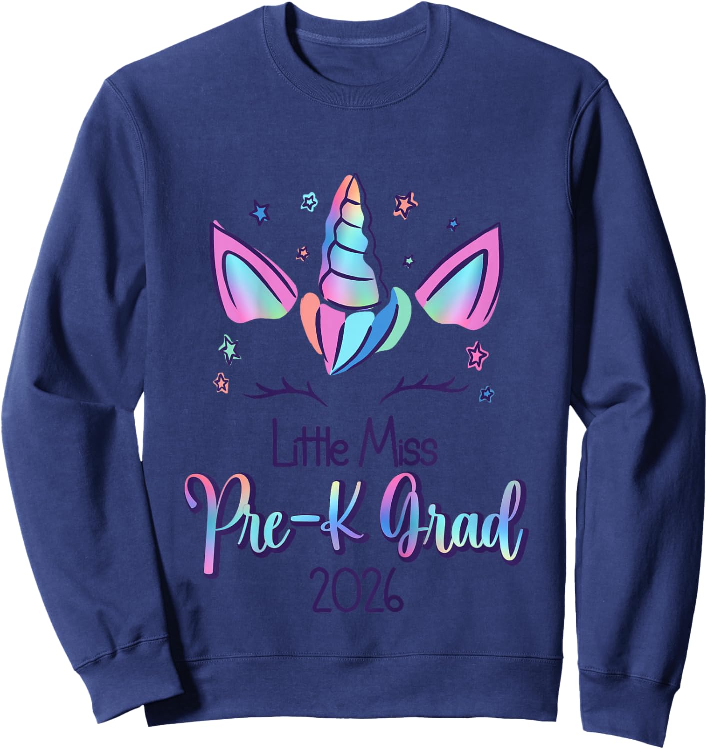 Pre-K Grad 2026 Unicorn Prek Grad Preschool Graduation 2026 Sweatshirt - Sweatshirt | Navy