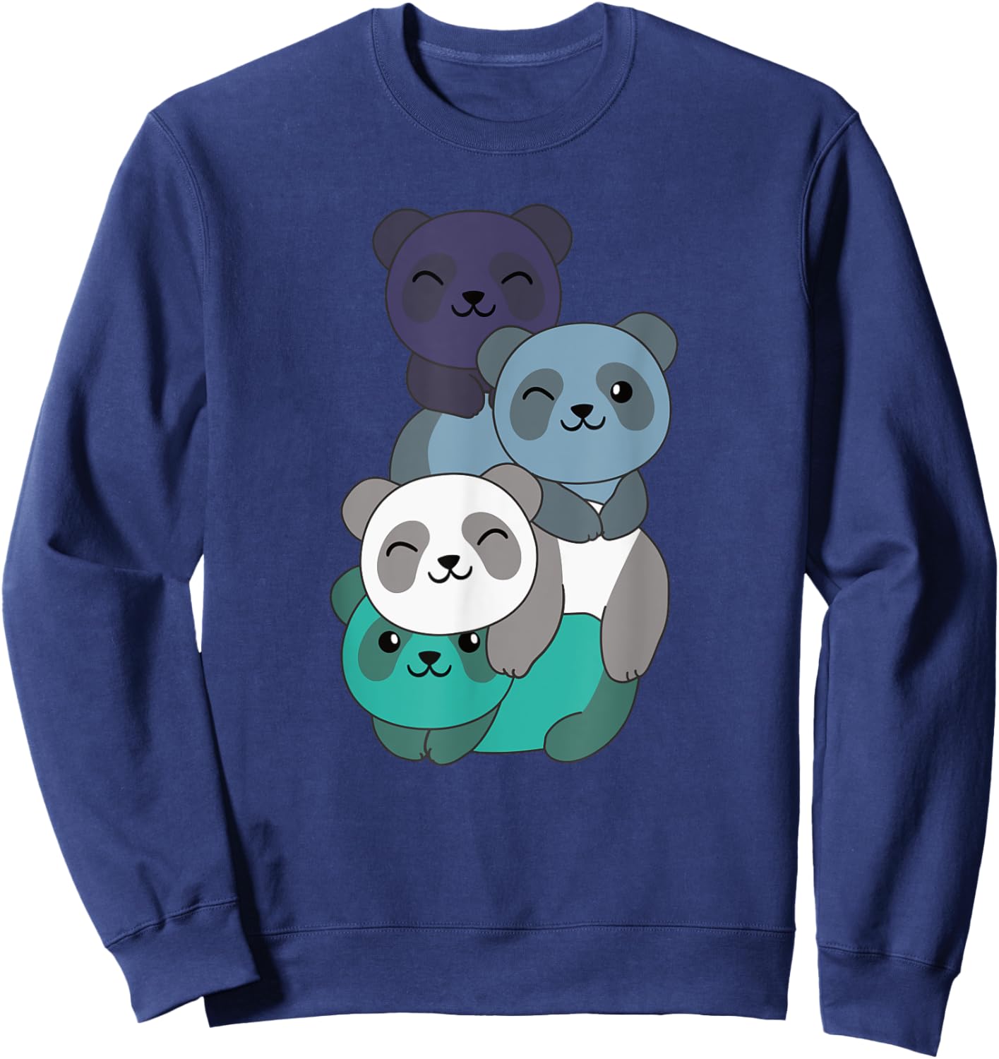 Oriented Aroace Flag Gay Pride Month Lgbtq Panda Sweatshirt - Sweatshirt | Navy