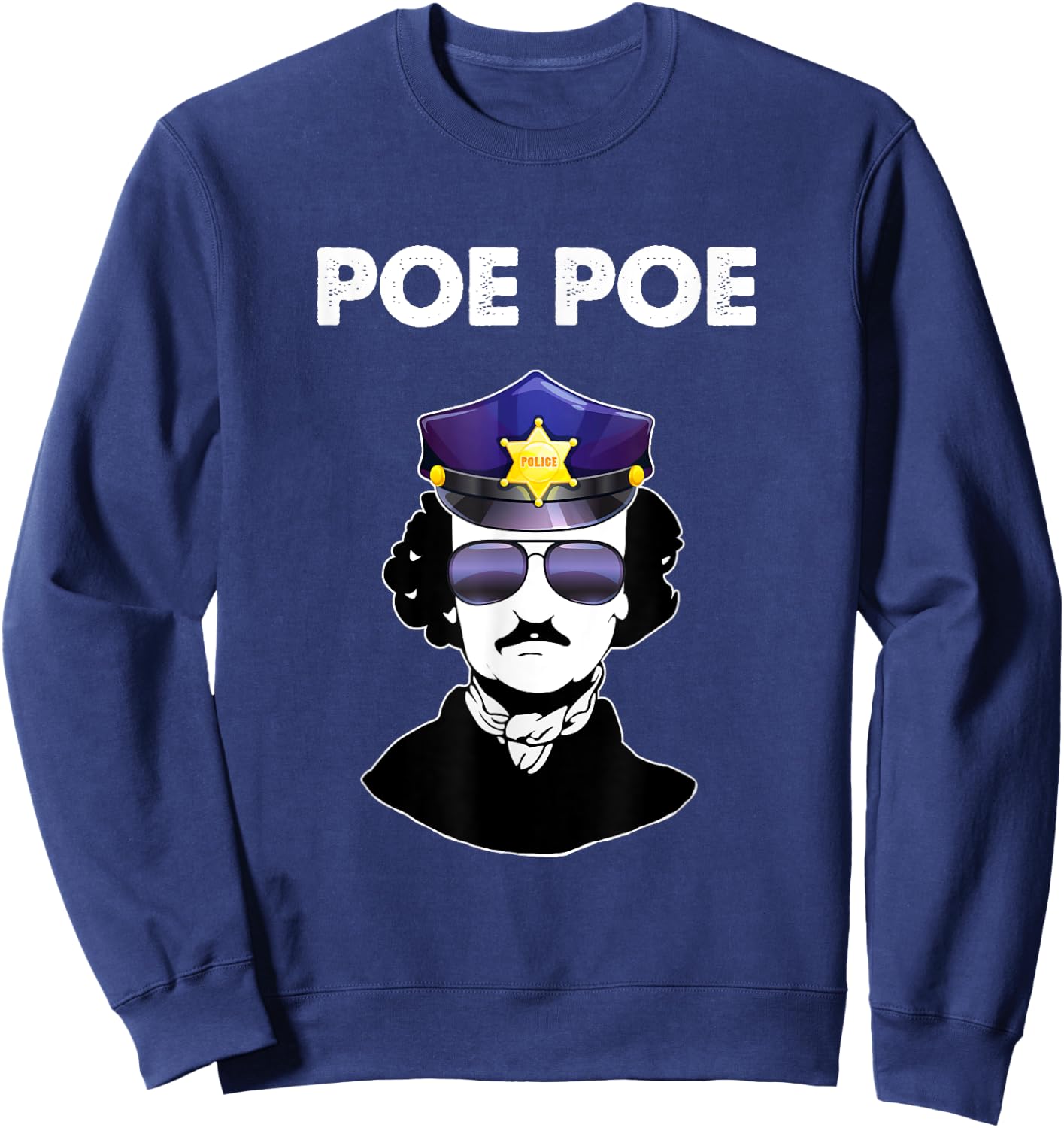 Edgar Allan Poe Literature Gift Sweatshirt - Sweatshirt | Navy