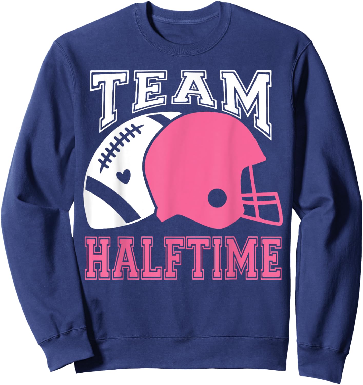 Team Halftime Football Day Group Matching Costume Sweatshirt - Sweatshirt | Navy