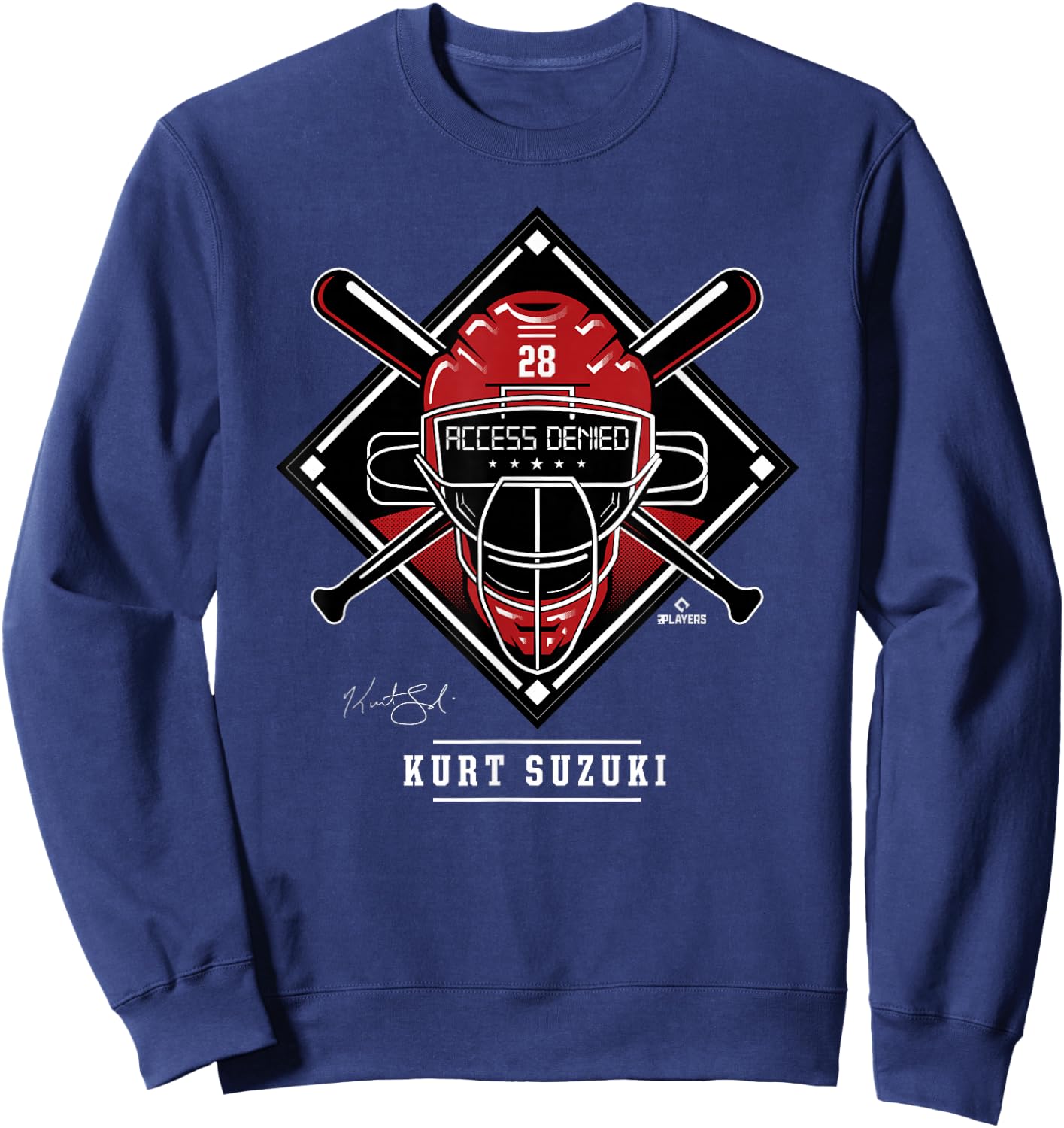 Access Denied Kurt Suzuki Sweatshirt - Sweatshirt | Navy
