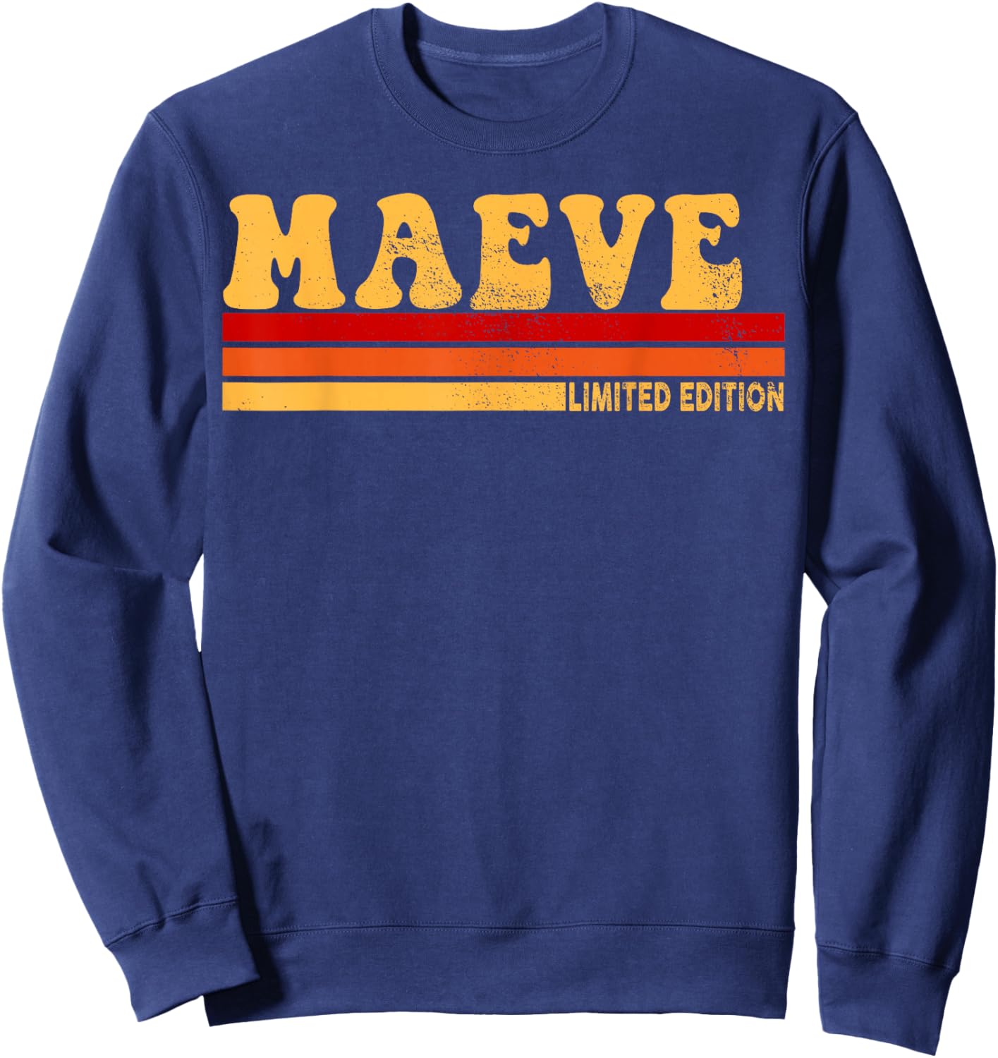 Maeve Name Personalized Cute Idea Women Vintage Maeve Sweatshirt - Sweatshirt | Navy