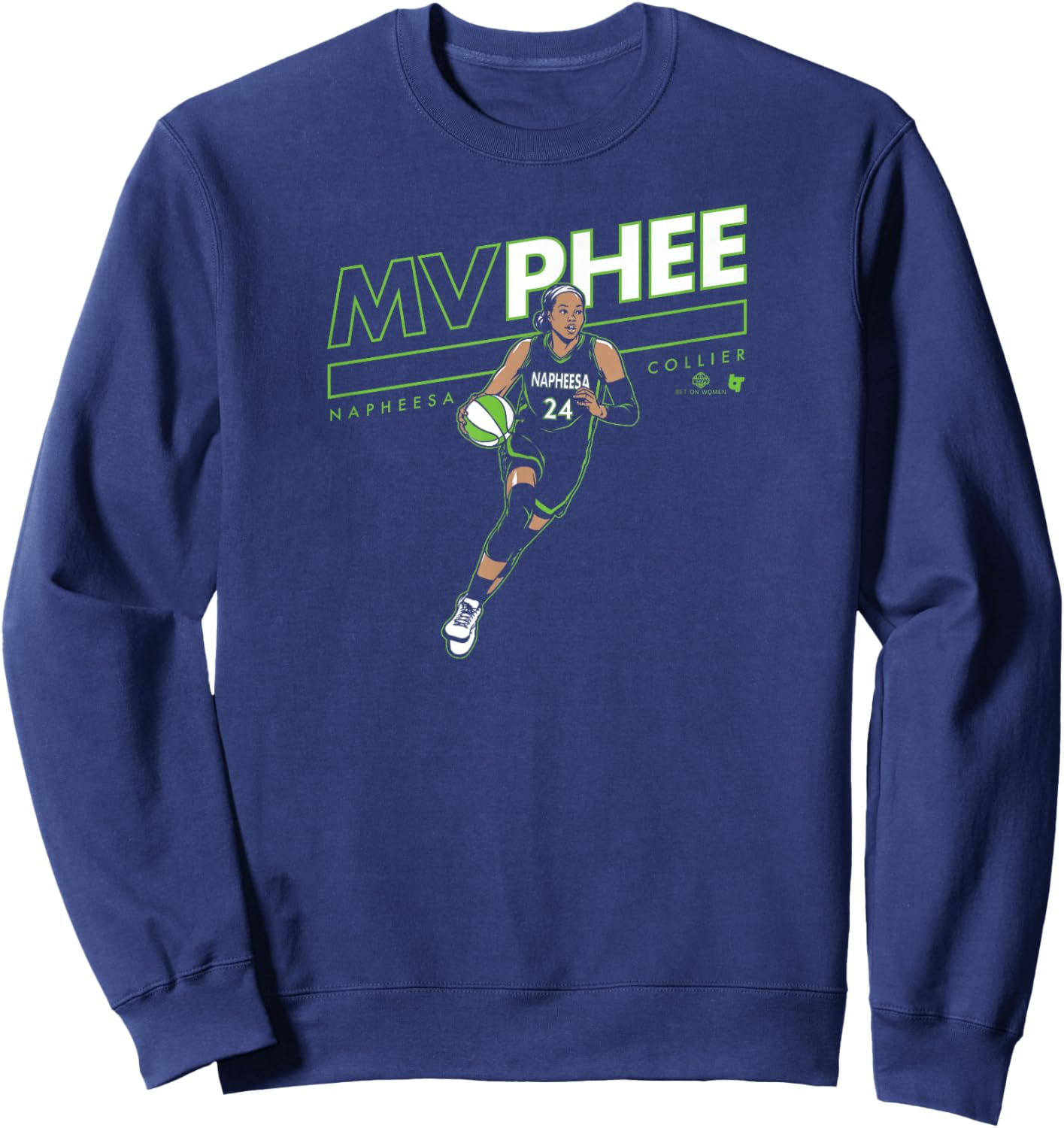 Napheesa Collier - MVPhee - Minnesota Basketball Sweatshirt - Sweatshirt | Navy