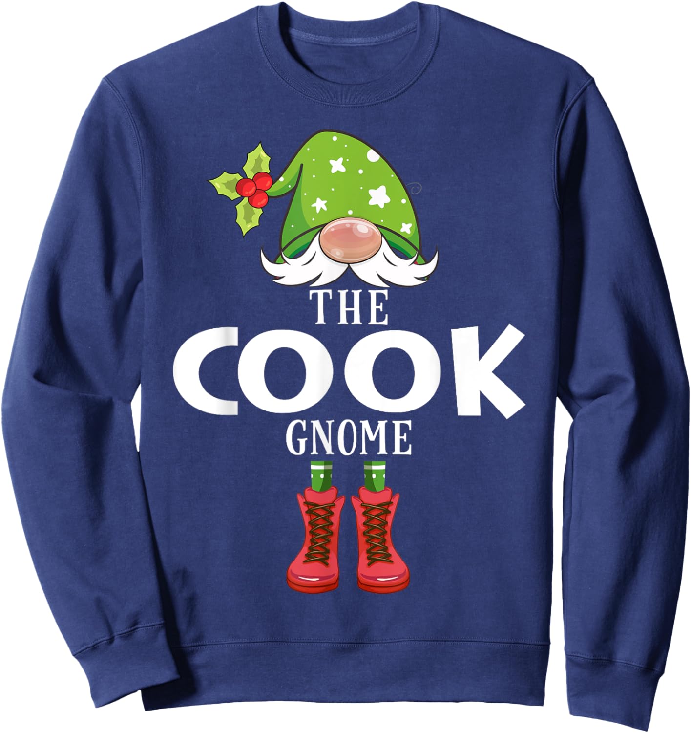 Christmas Matching Family The Cook Gnome Sweatshirt - Sweatshirt | Navy