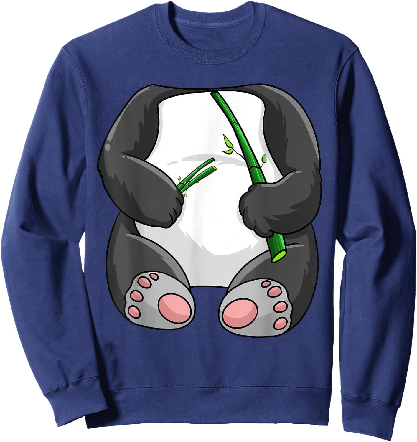 Panda Halloween Costume | Cute Coon Bear Funny Animal Gift Sweatshirt - Sweatshirt | Navy