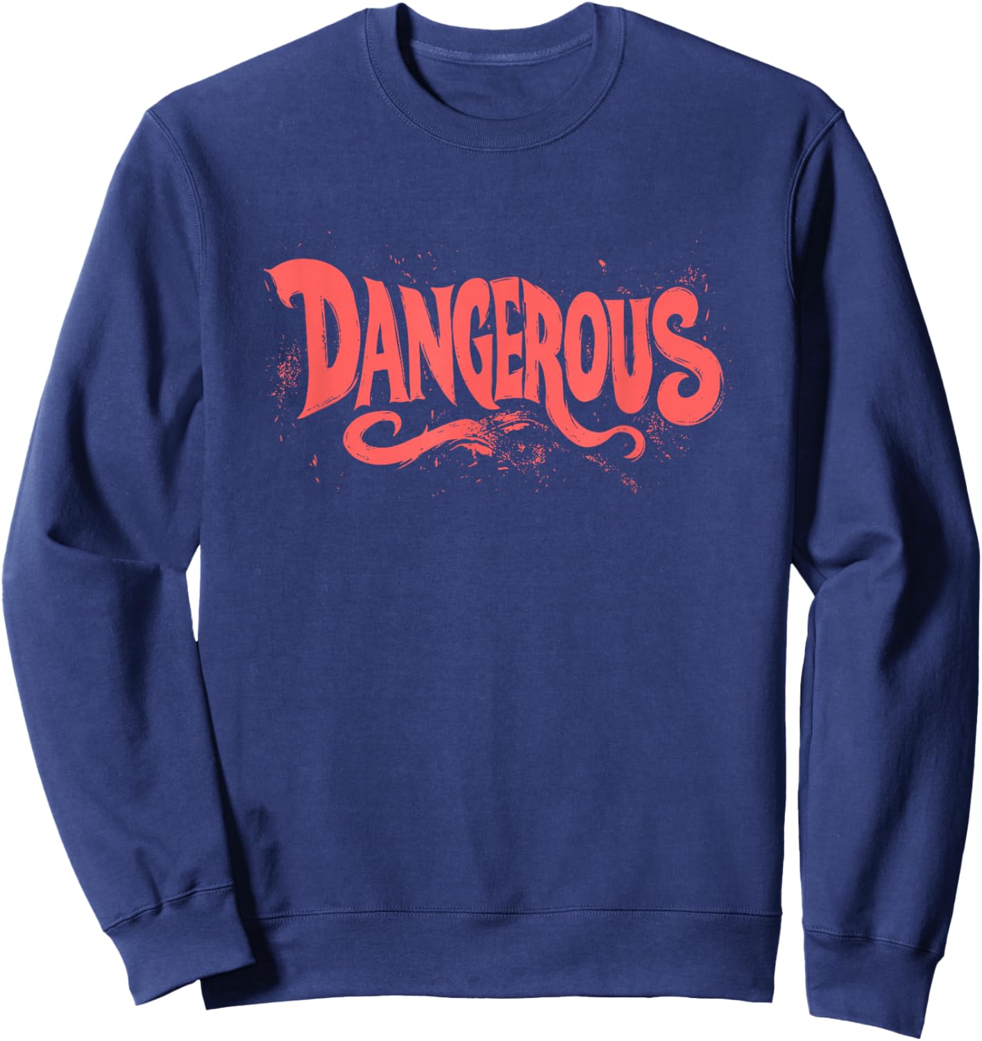 Nice Dangerous Logo Sweatshirt - Sweatshirt | Navy