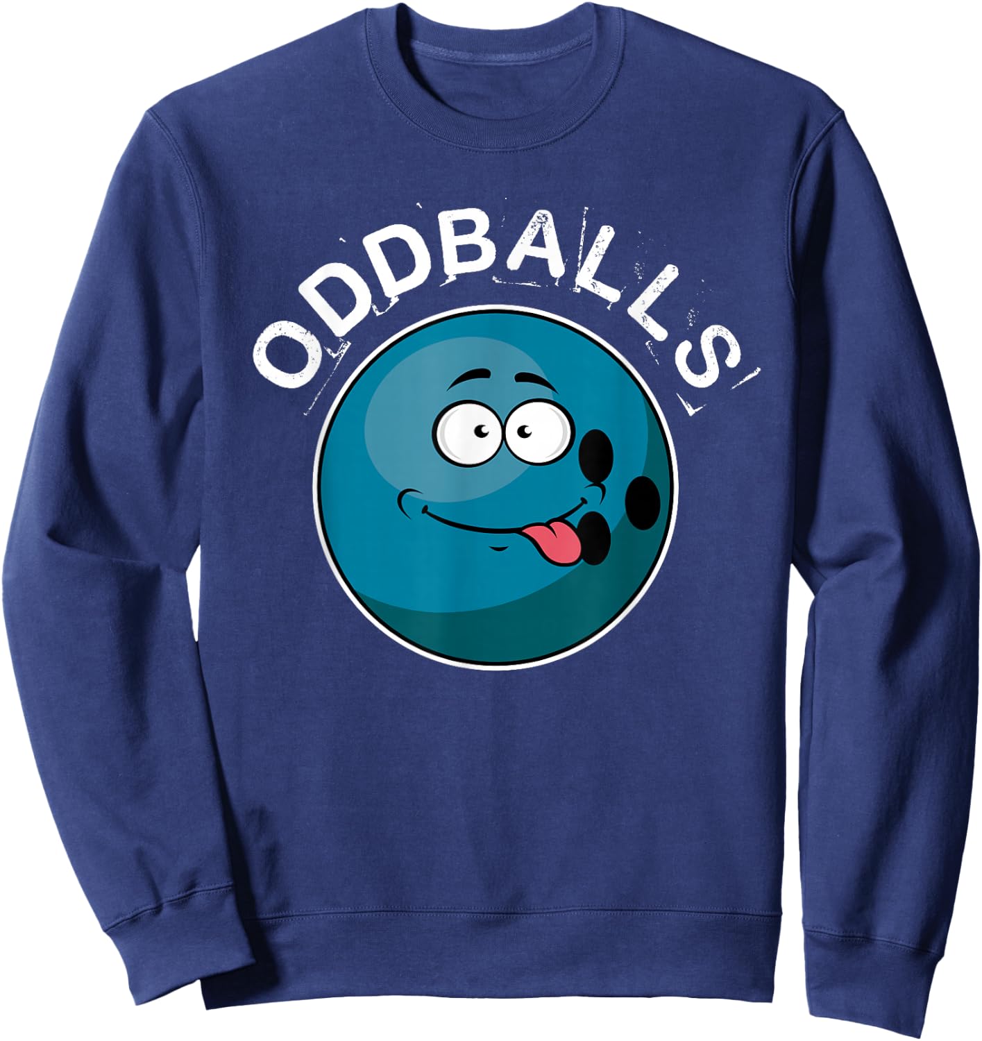 Oddballs Funny Bowling Women Or Kids Sweatshirt - Sweatshirt | Navy