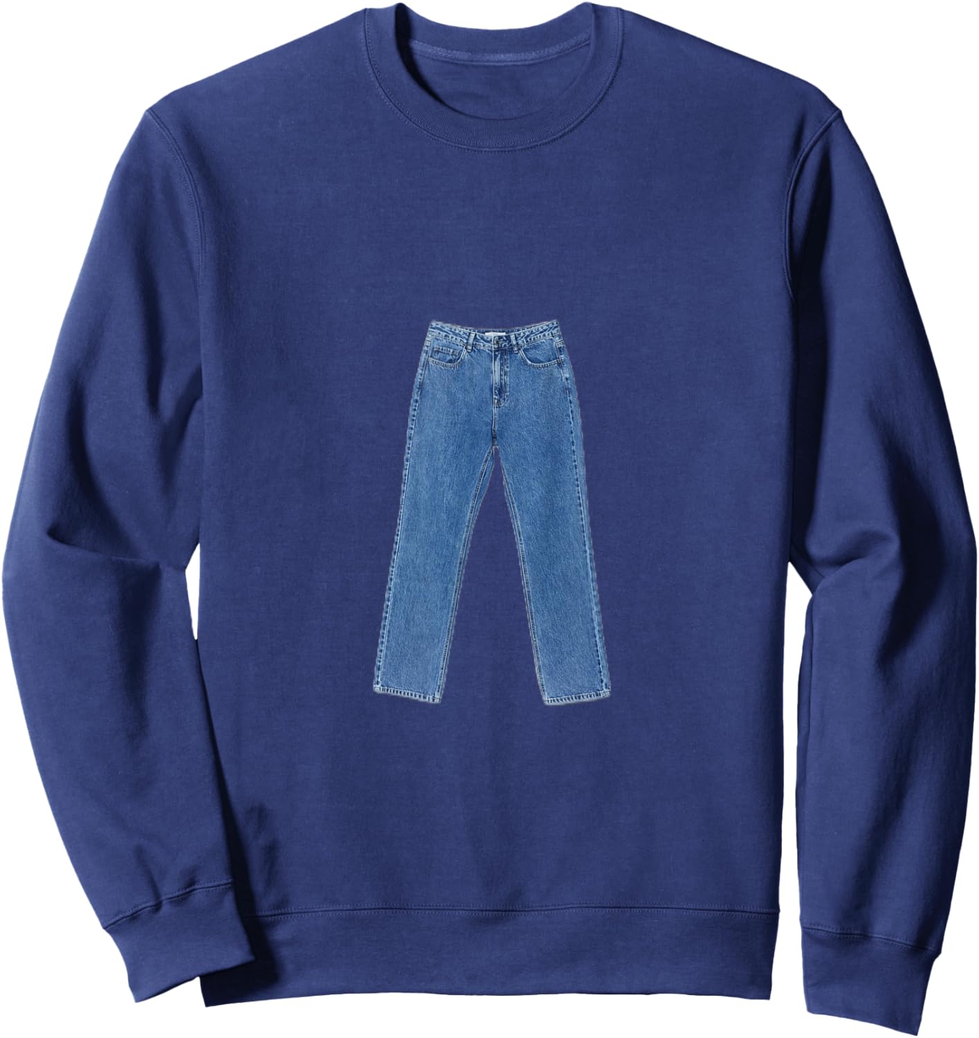 Jeans Sweatshirt - Sweatshirt | Navy