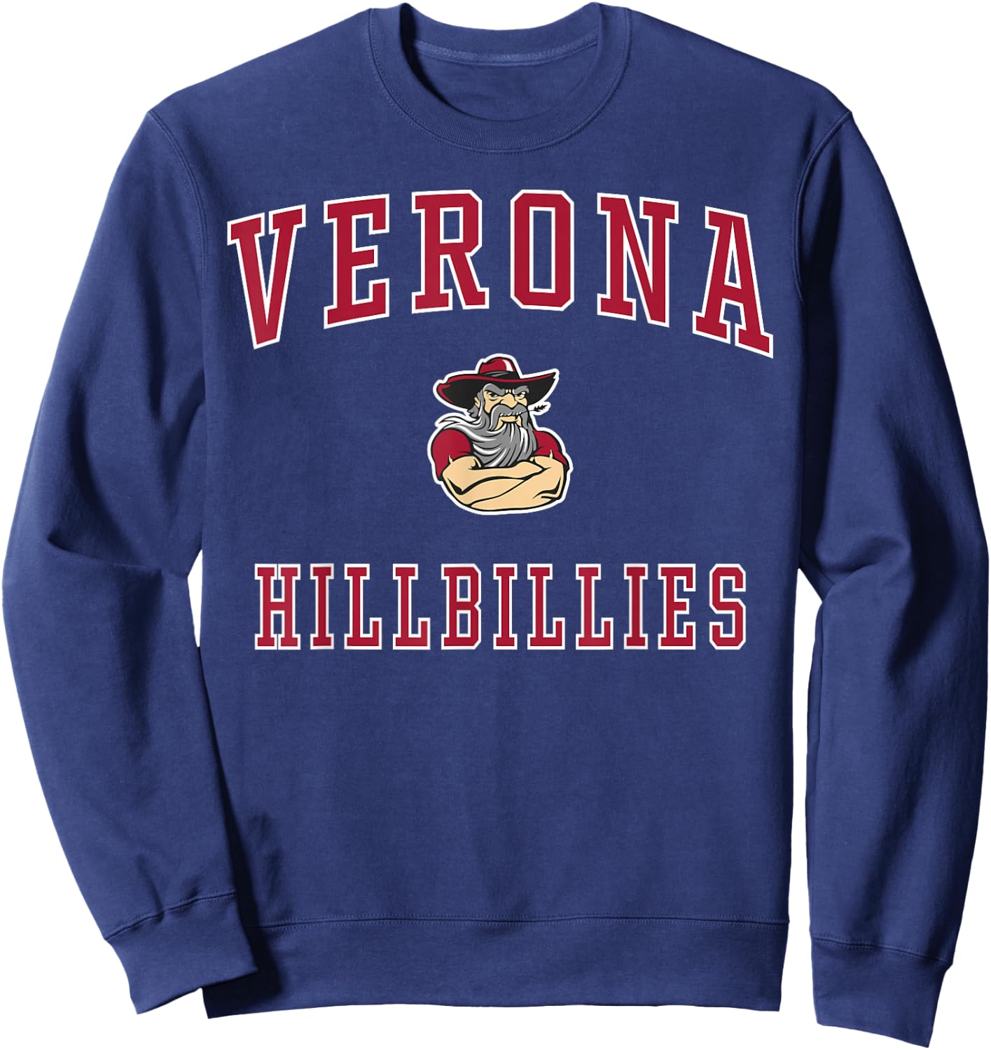 Verona High School Hillbillies Sweatshirt - Sweatshirt | Navy