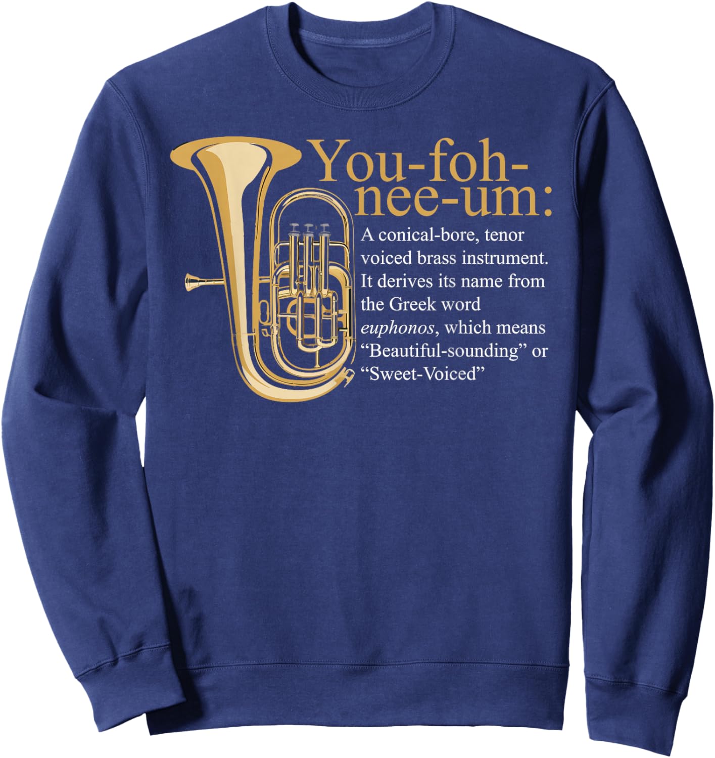 Euphonium Sweatshirt - Sweatshirt | Navy