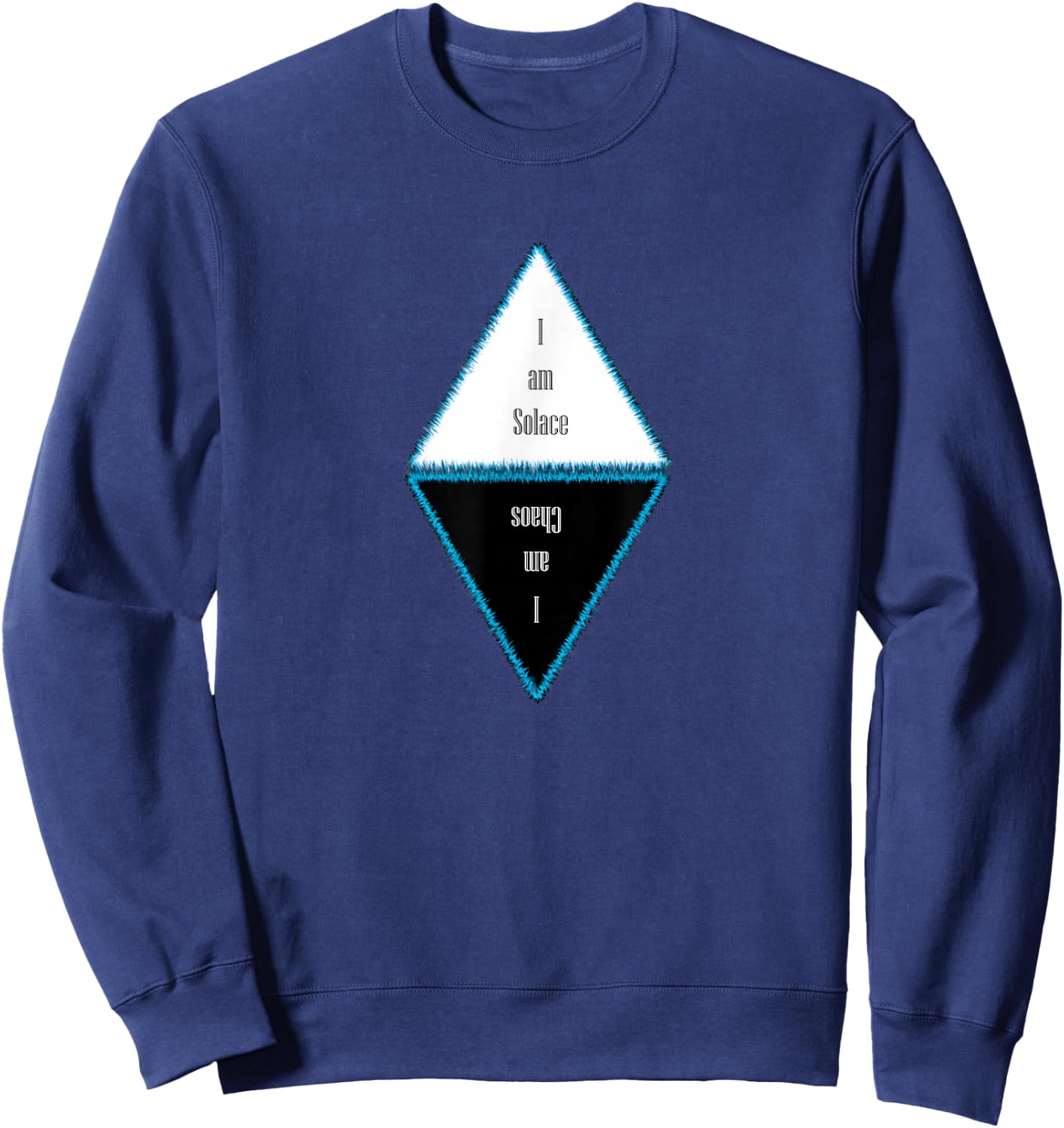 Set It Off Duality Diamond Sweatshirt - Sweatshirt | Navy