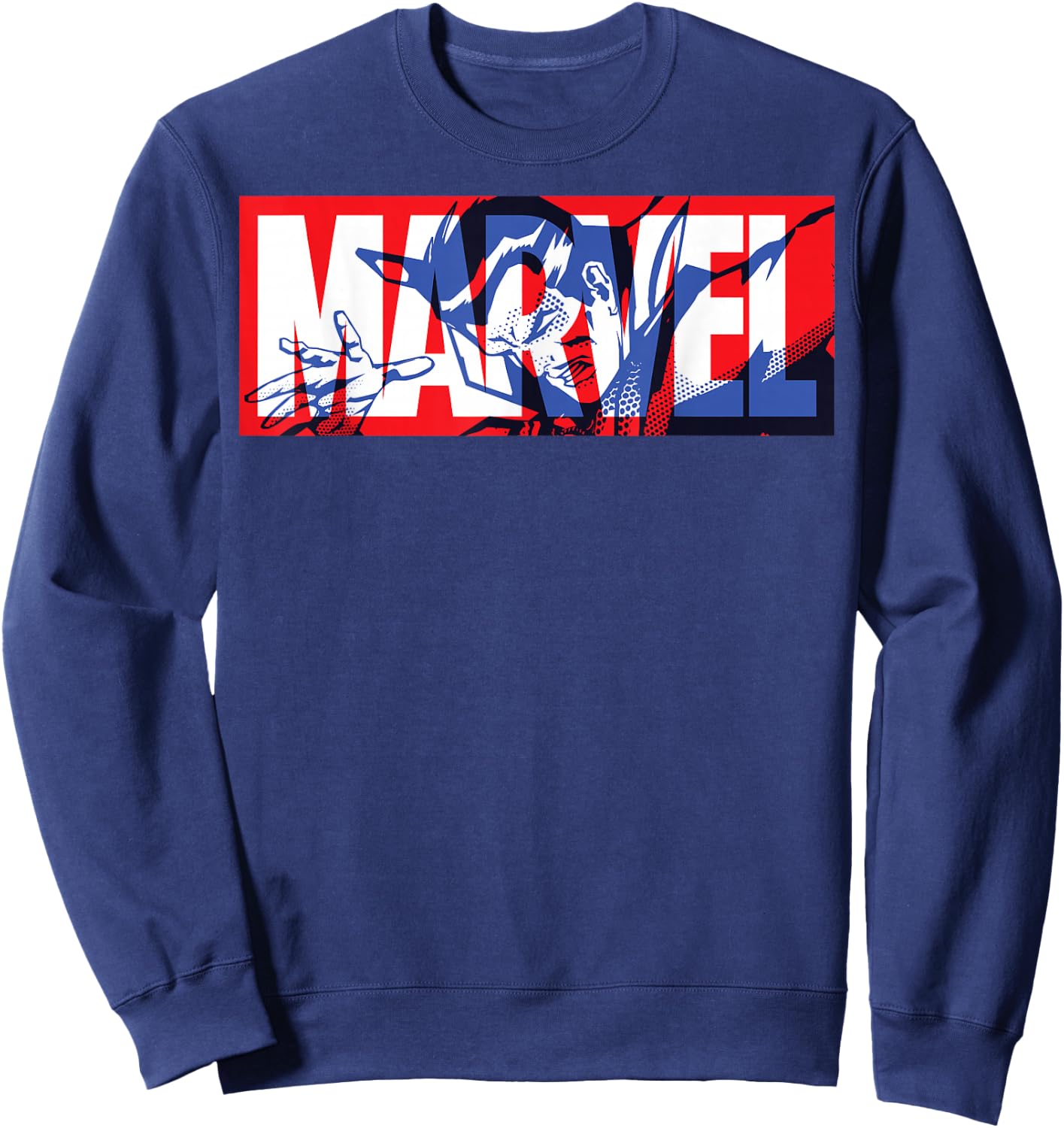 Marvel Doctor Strange Logo Fill Sweatshirt - Sweatshirt | Navy